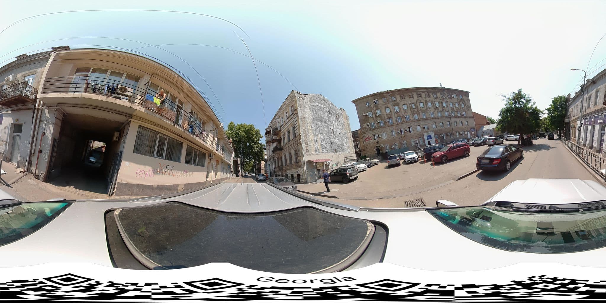 Street view near Wine Hostel, Okroq’ana
