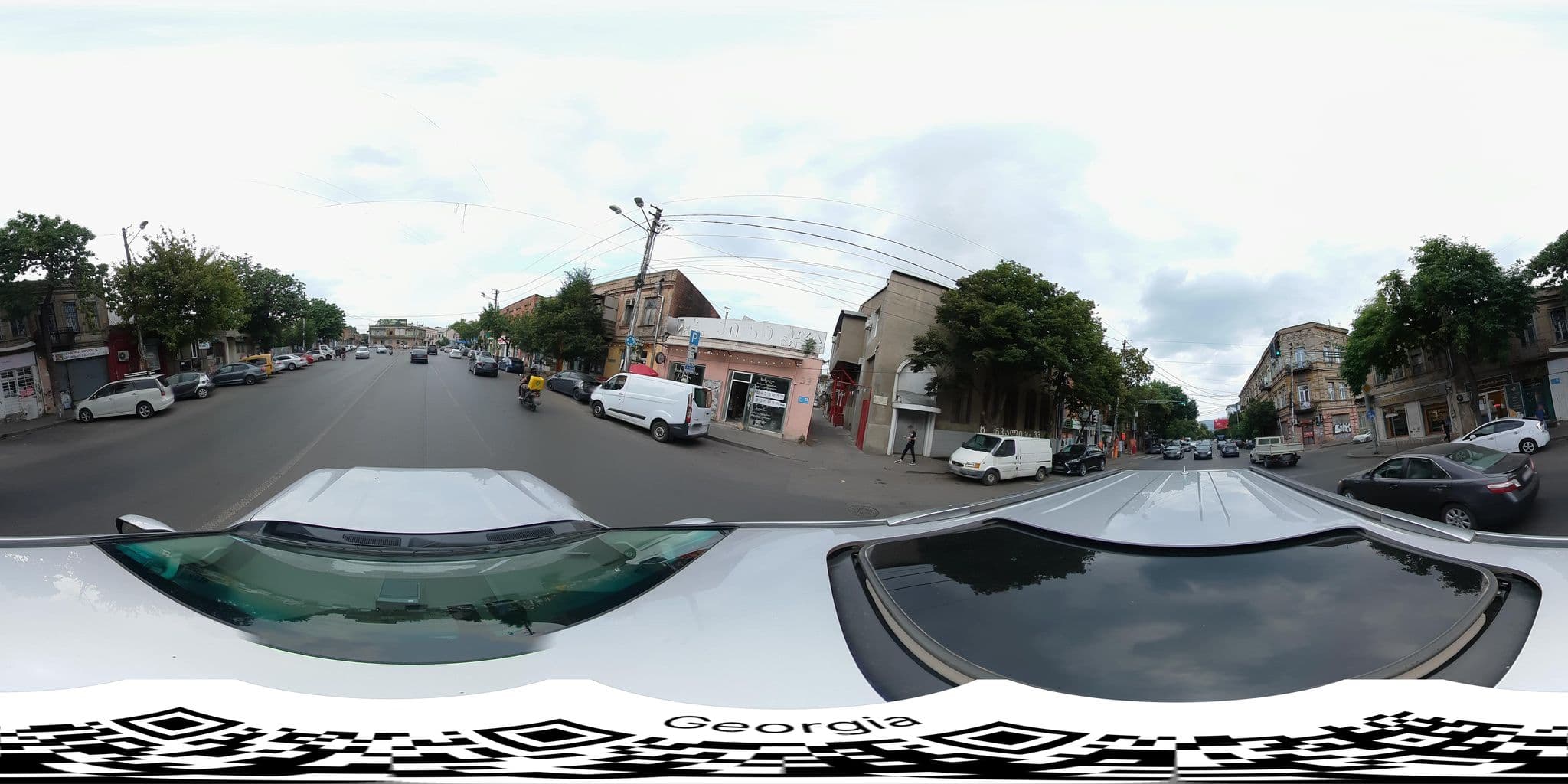 Street view near Pirosmani Aparthotel, Tbilisi