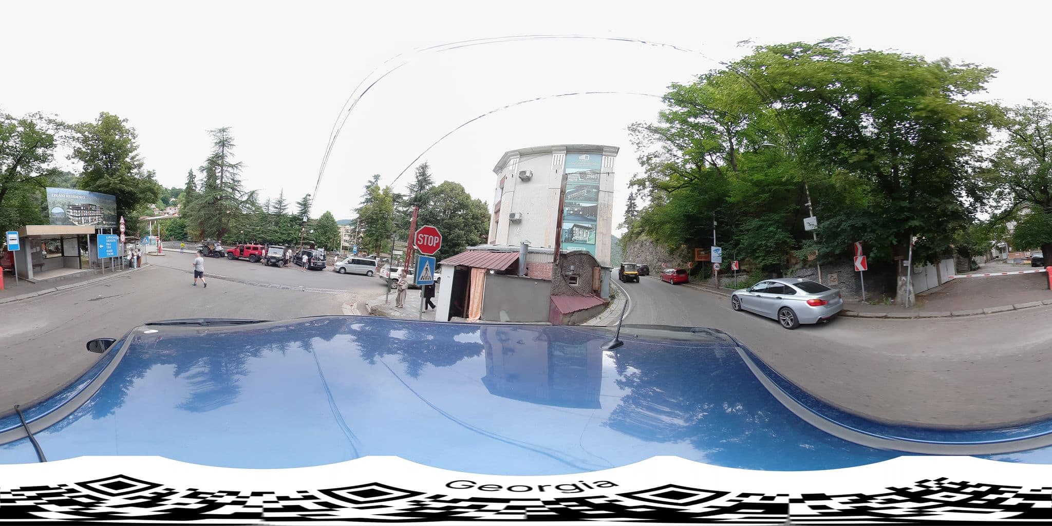 Street view near Paata's guest house, Borjomi — © bumbeishvili (CC BY-SA · Mapillary)