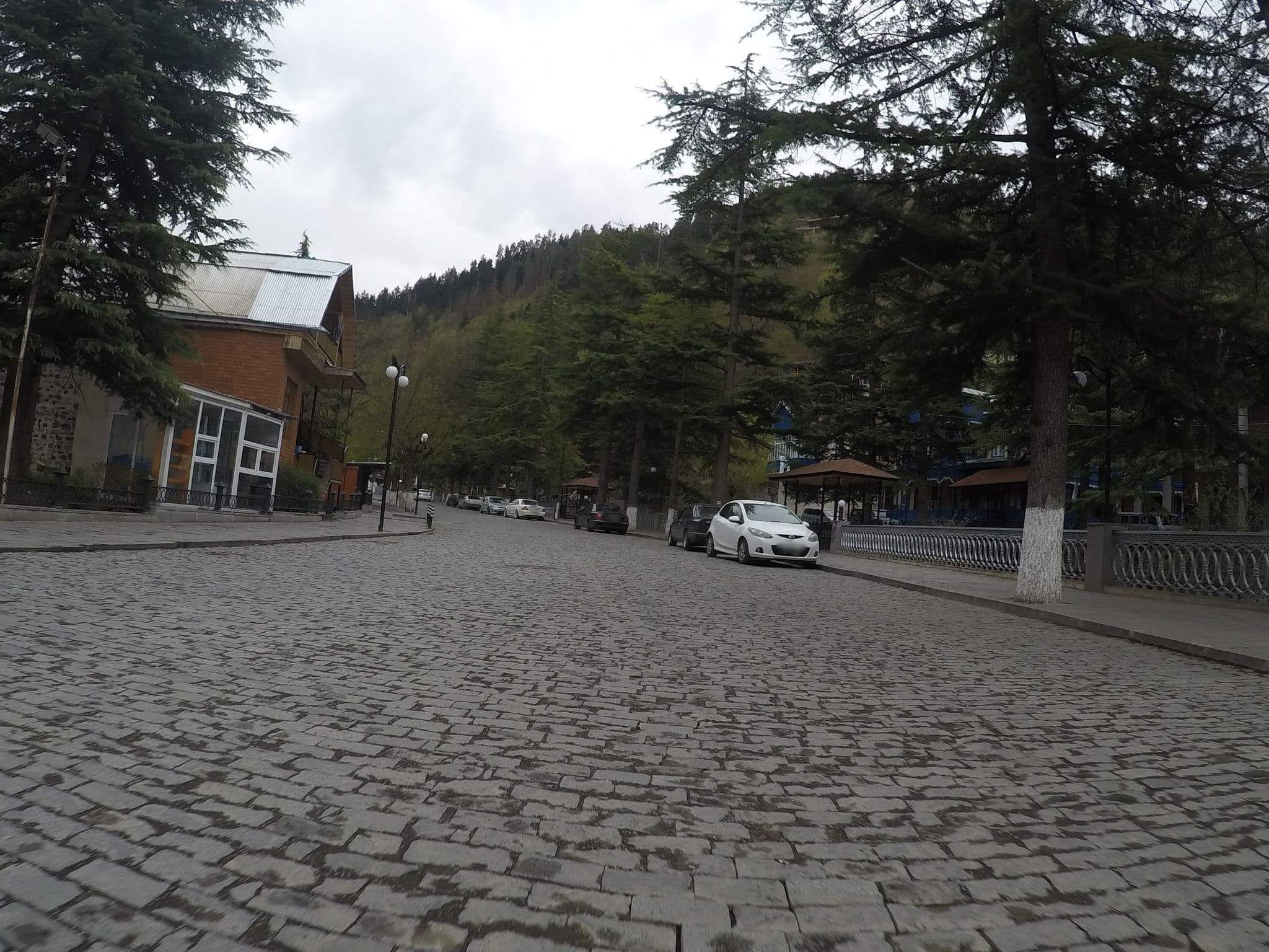 Street view near Natali Apartment, Borjomi — © chrisbeddow (CC BY-SA · Mapillary)