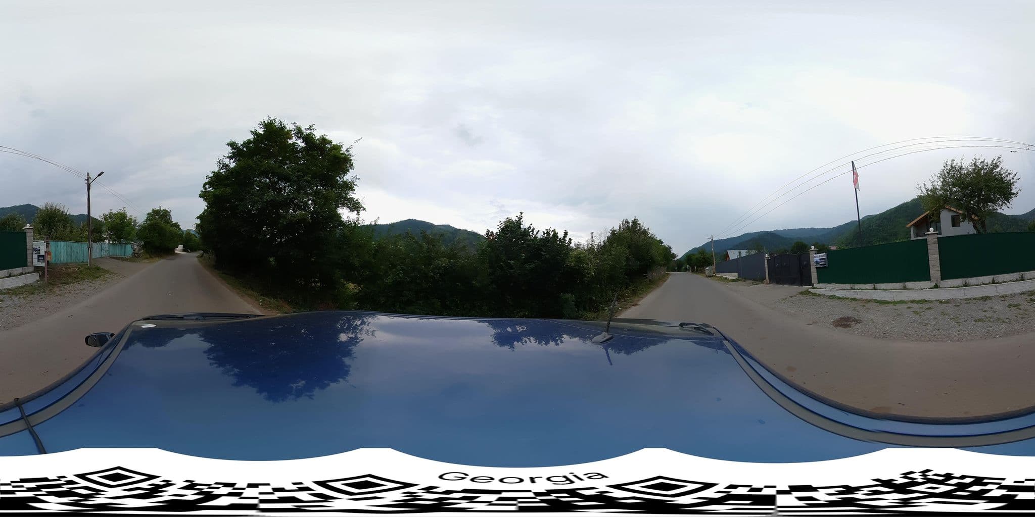 Street view near Gesh House, Borjomi — © bumbeishvili (CC BY-SA · Mapillary)
