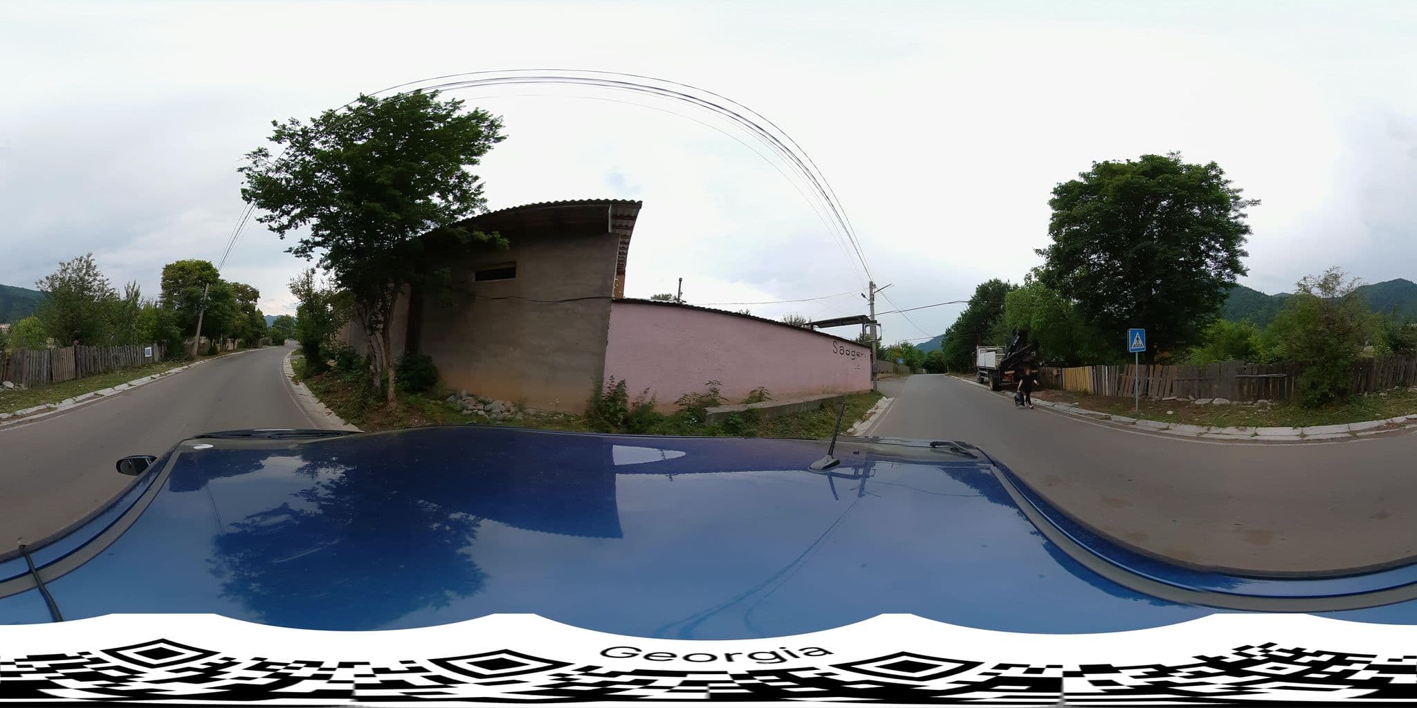Street view near Borjomi Guesthouse Sadgeri, Borjomi — © bumbeishvili (CC BY-SA · Mapillary)