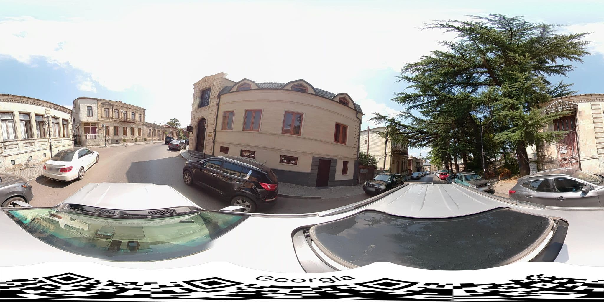 Street view near Central Hotel, Kutaisi — © bumbeishvili (CC BY-SA · Mapillary)