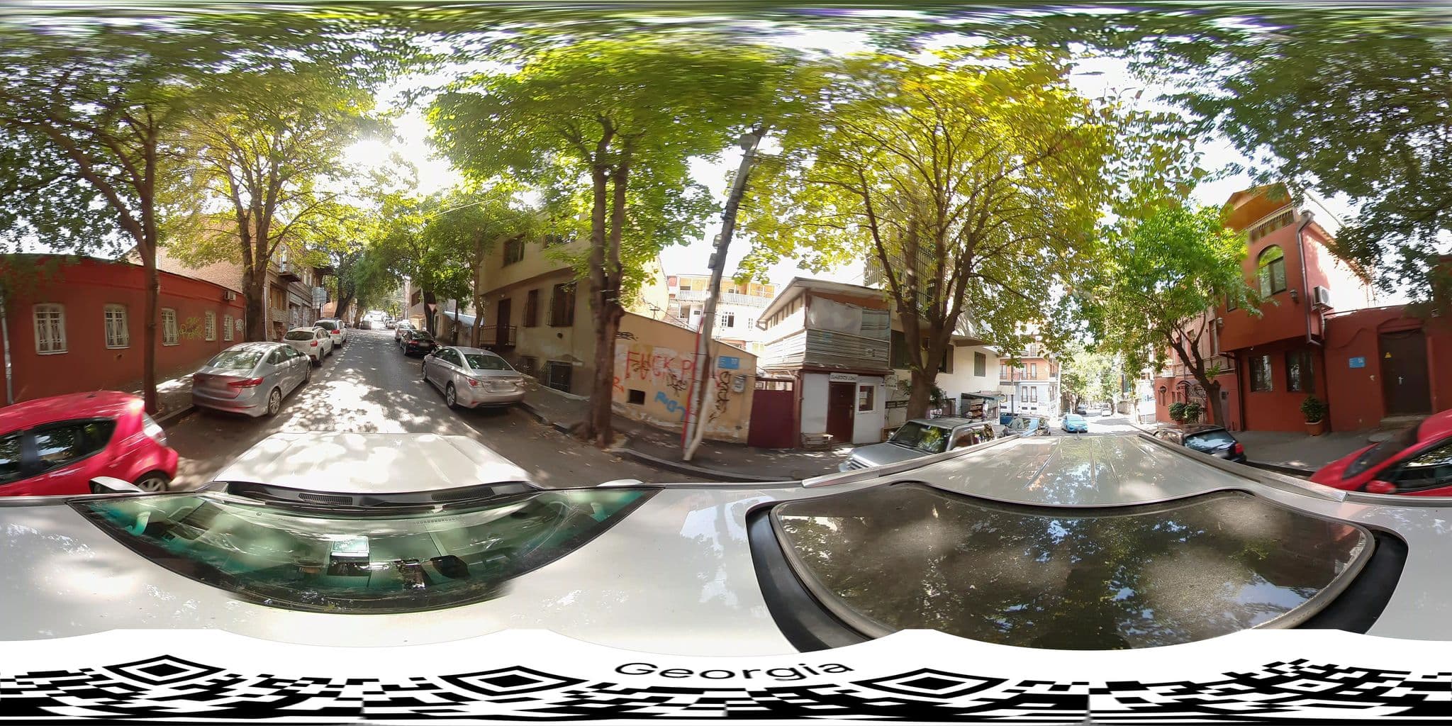 Street view near British House, Okroq’ana