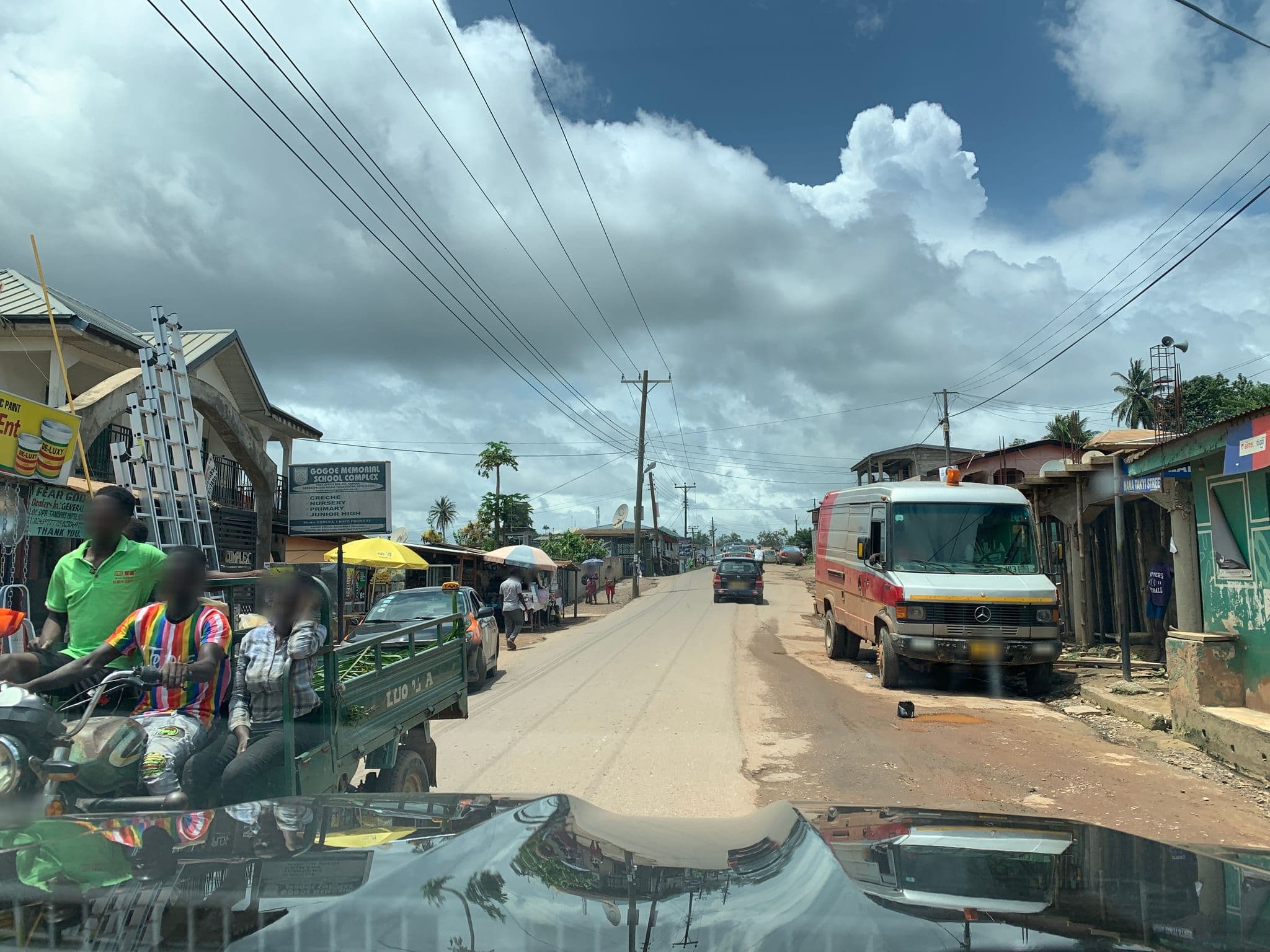 Street view near J. Tandoh's Hotel, Tarkwa — © jayitio (CC BY-SA · Mapillary)