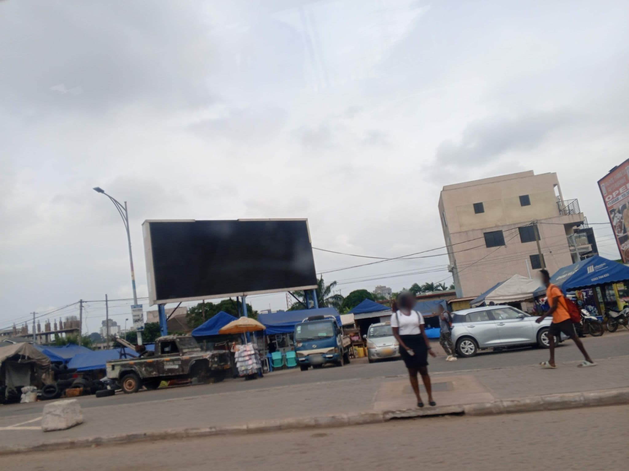 Street view near Family Life Hotel, Medina Estates