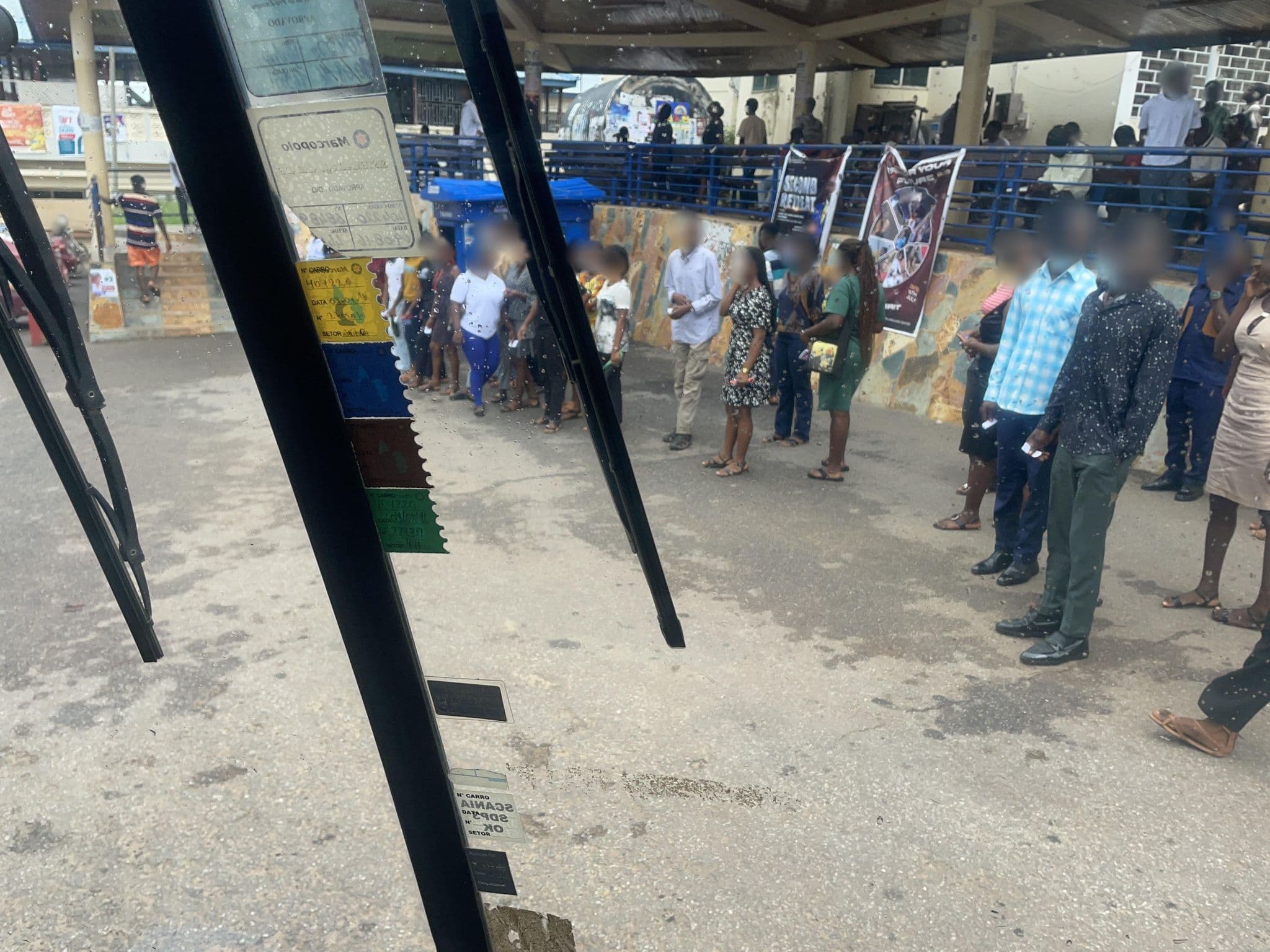 Street view near Adehye Hall, Cape Coast