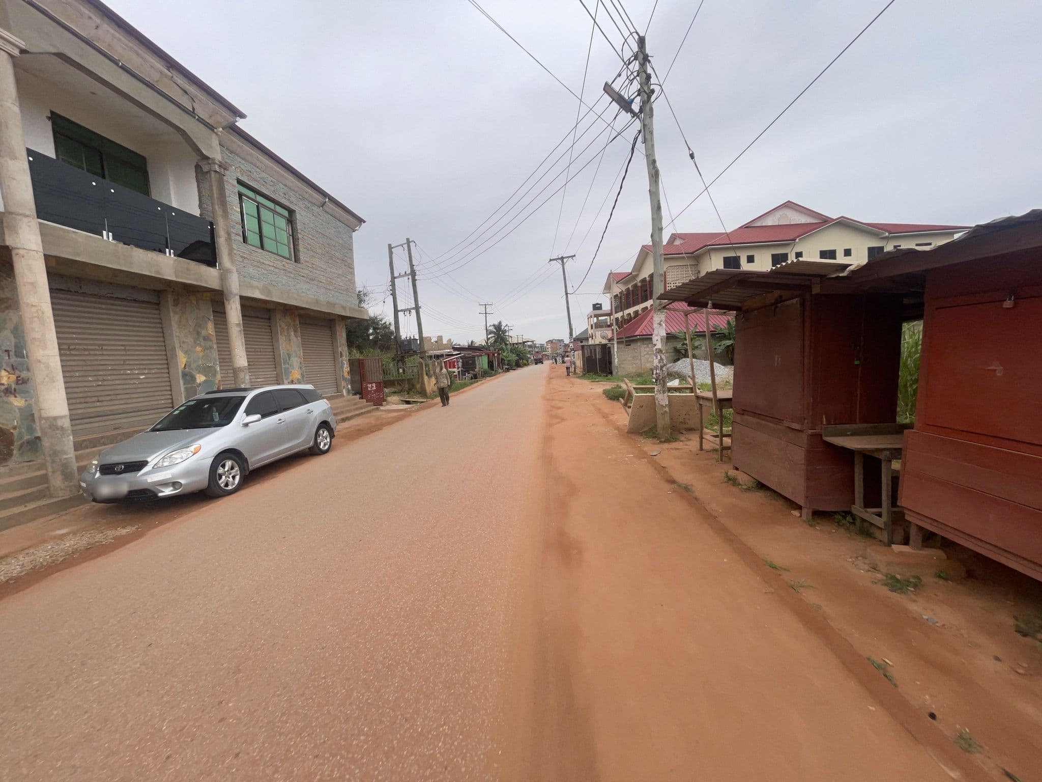 Street view near Ocean View Hostel, Cape Coast