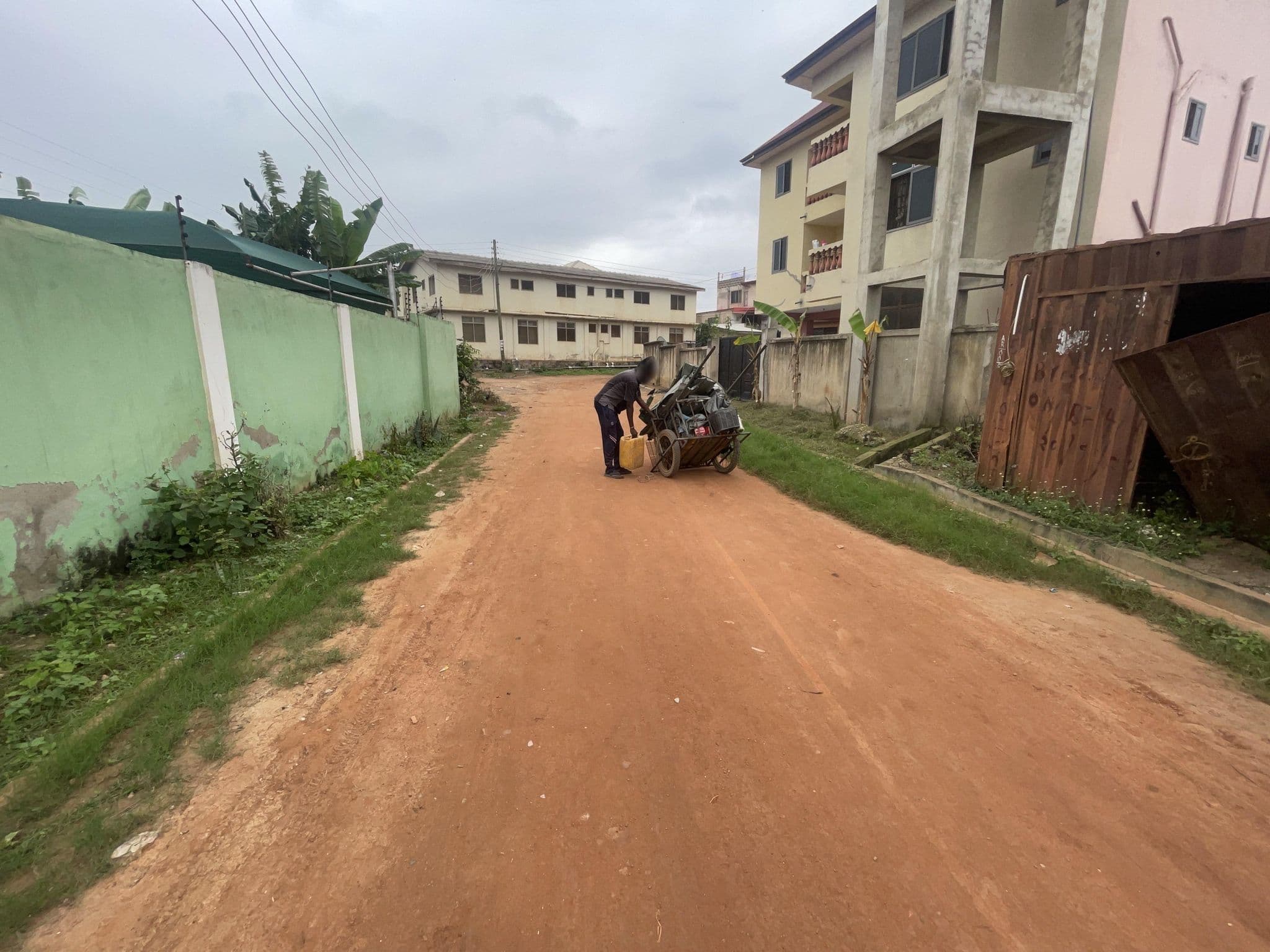 Street view near Prince Hostel Annex, Cape Coast
