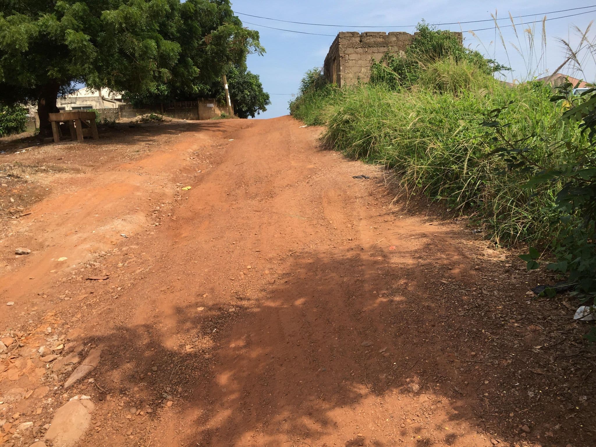 Street view near The Rock Hostel, Cape Coast