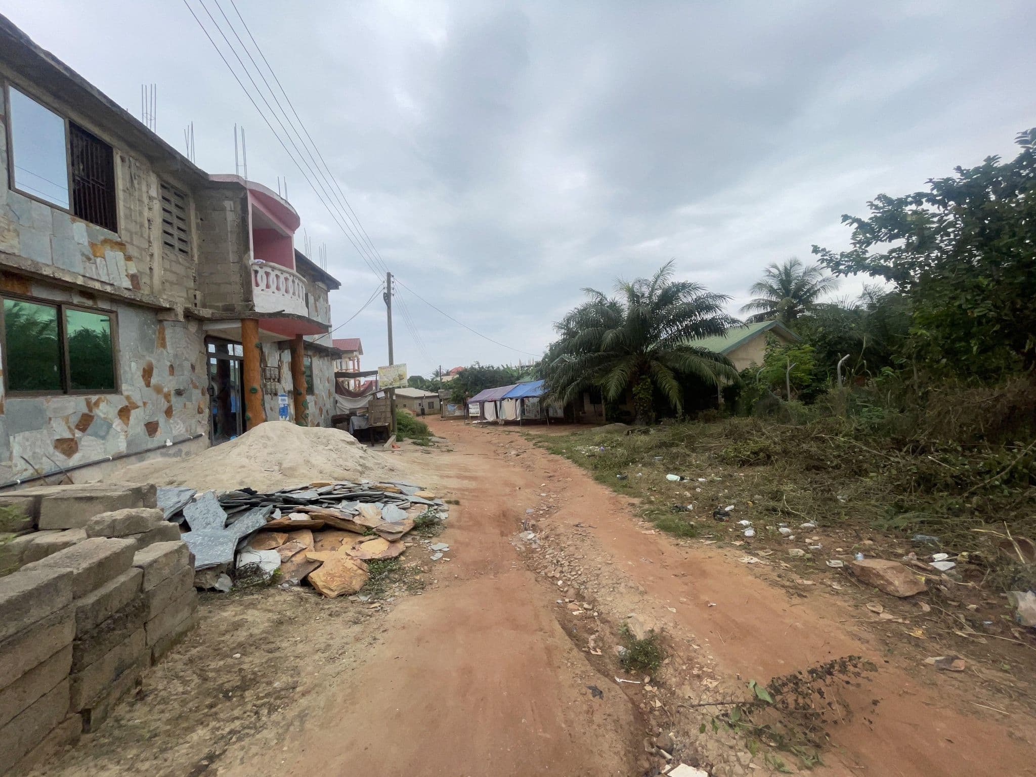 Street view near Hostel, Cape Coast