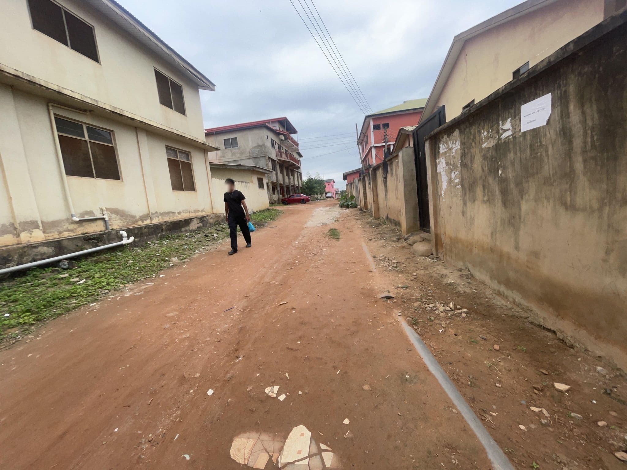 Street view near Hostel, Cape Coast