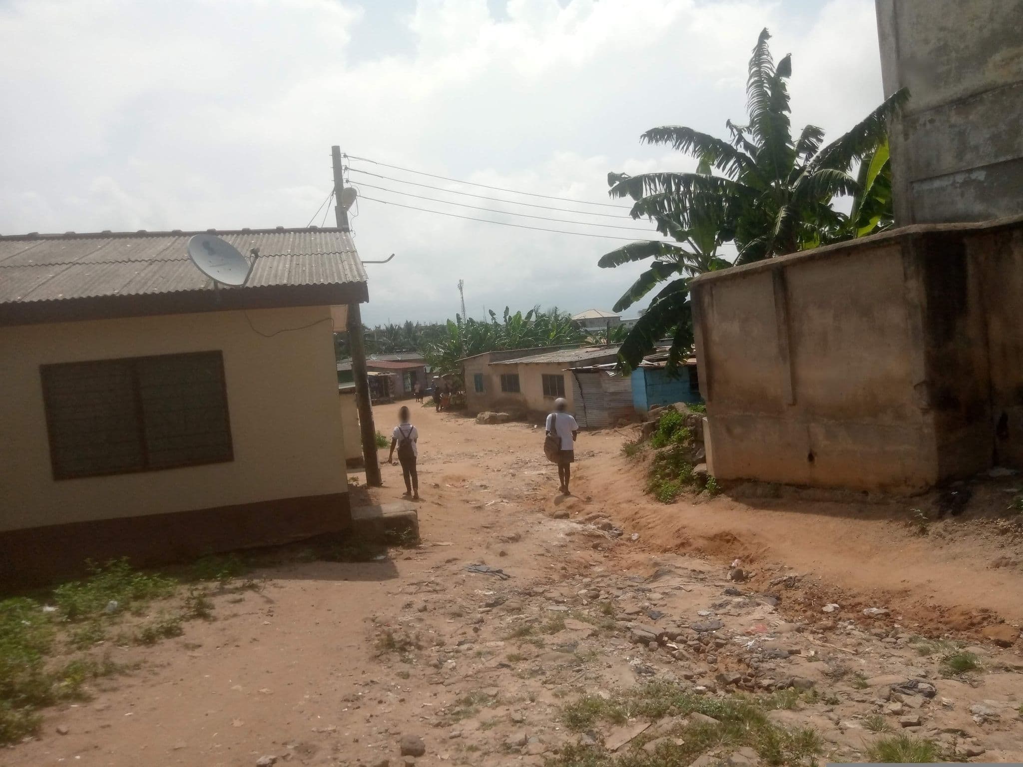 Street view near Hostel, Cape Coast