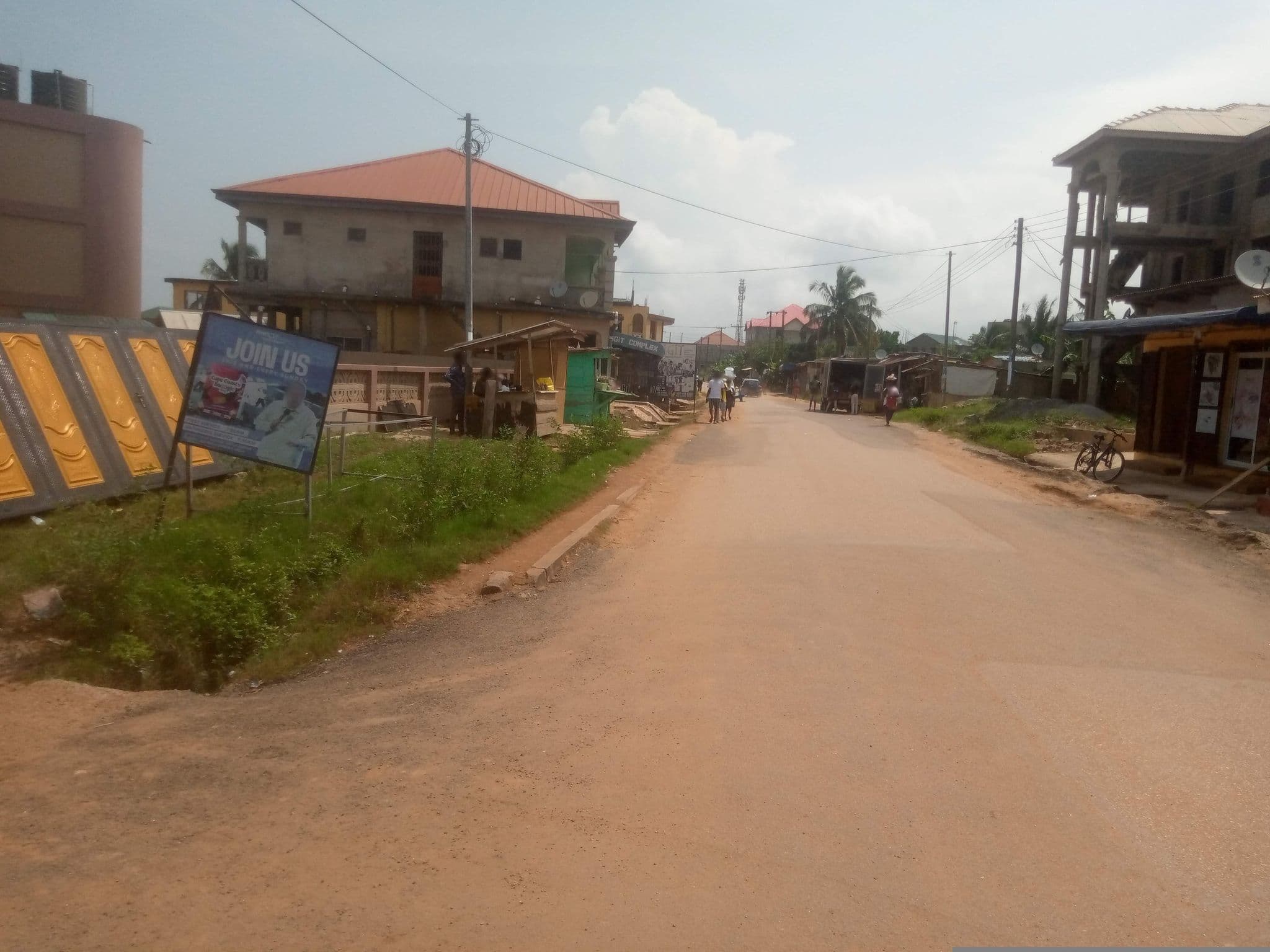 Street view near Hostel, Cape Coast