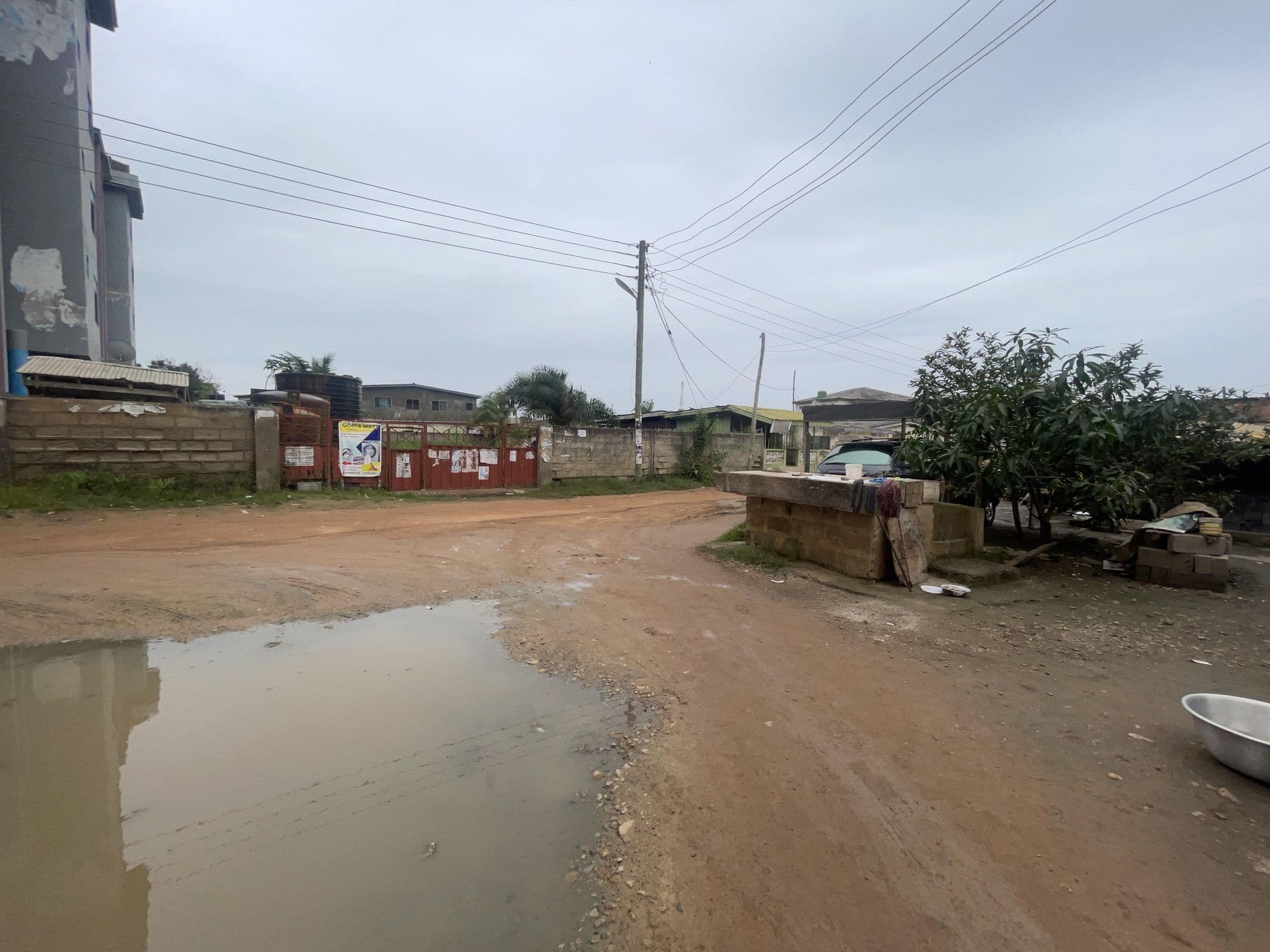 Street view near Hostel, Cape Coast