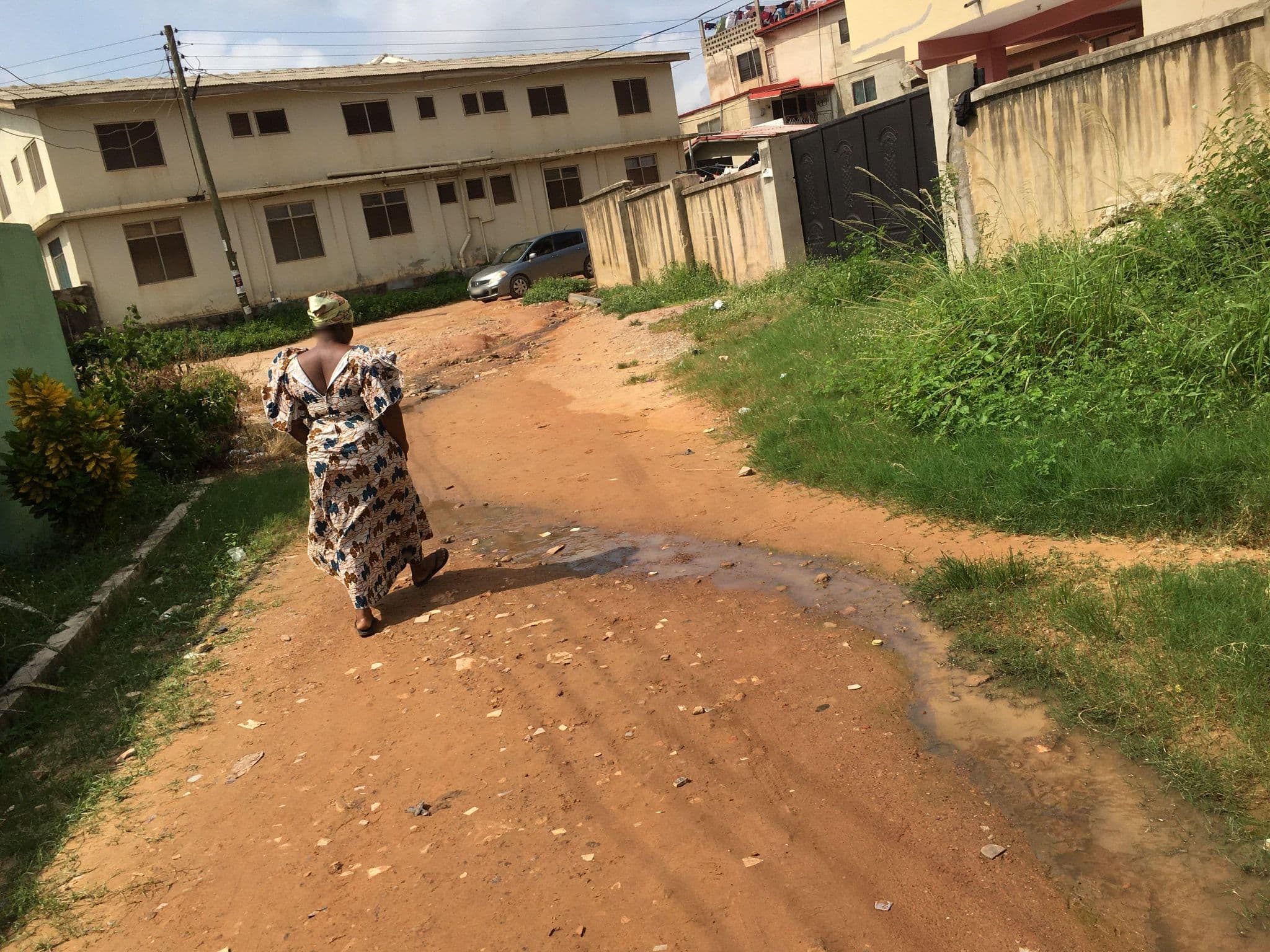 Street view near Hostel, Cape Coast