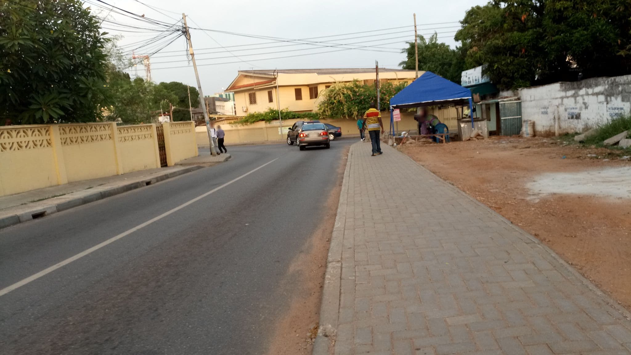 Street view near Salvation Army Guesthouse, Osu — © akeamazan (CC BY-SA · Mapillary)