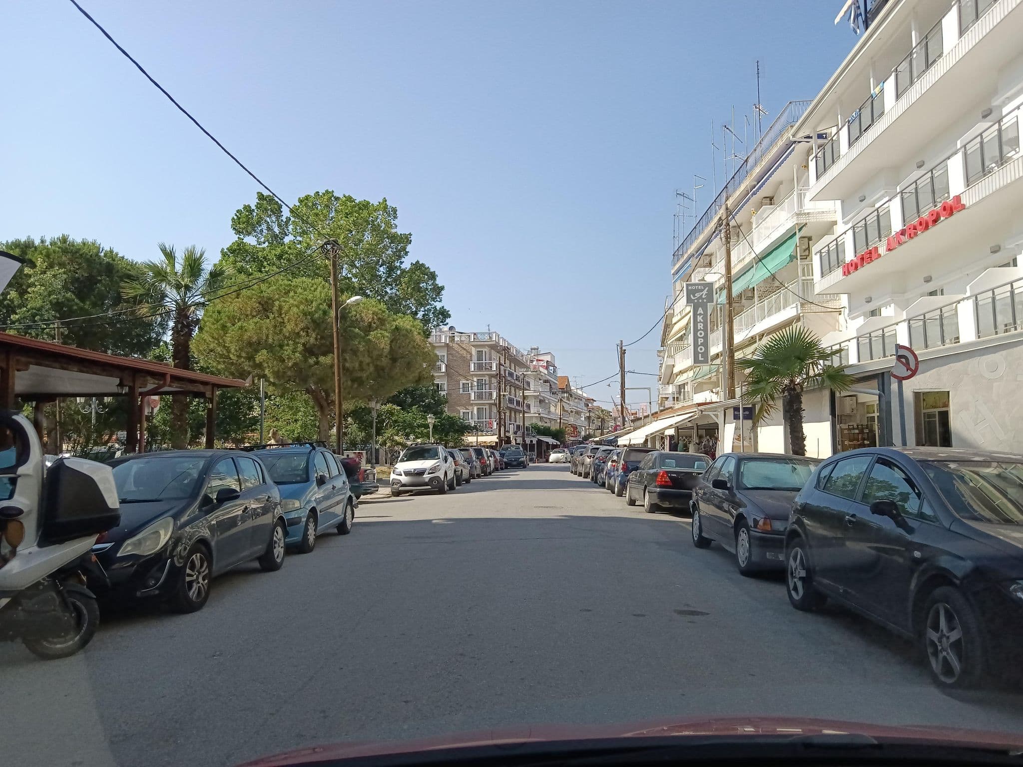 Street view near Hotel Pavlos, Perístasi — © nglf (CC BY-SA · Mapillary)