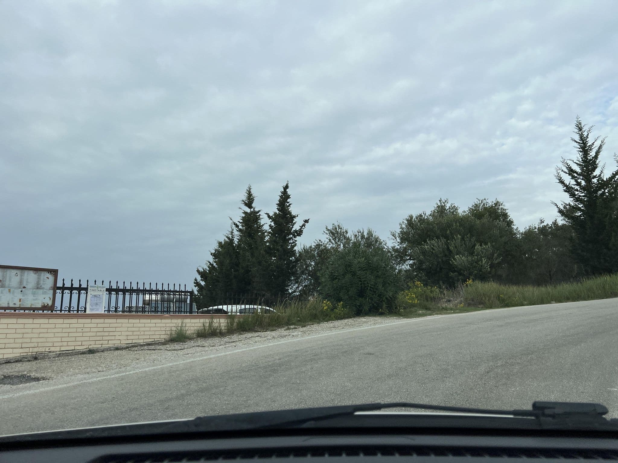 Street view near Romanza Hotel, Agios Georgis