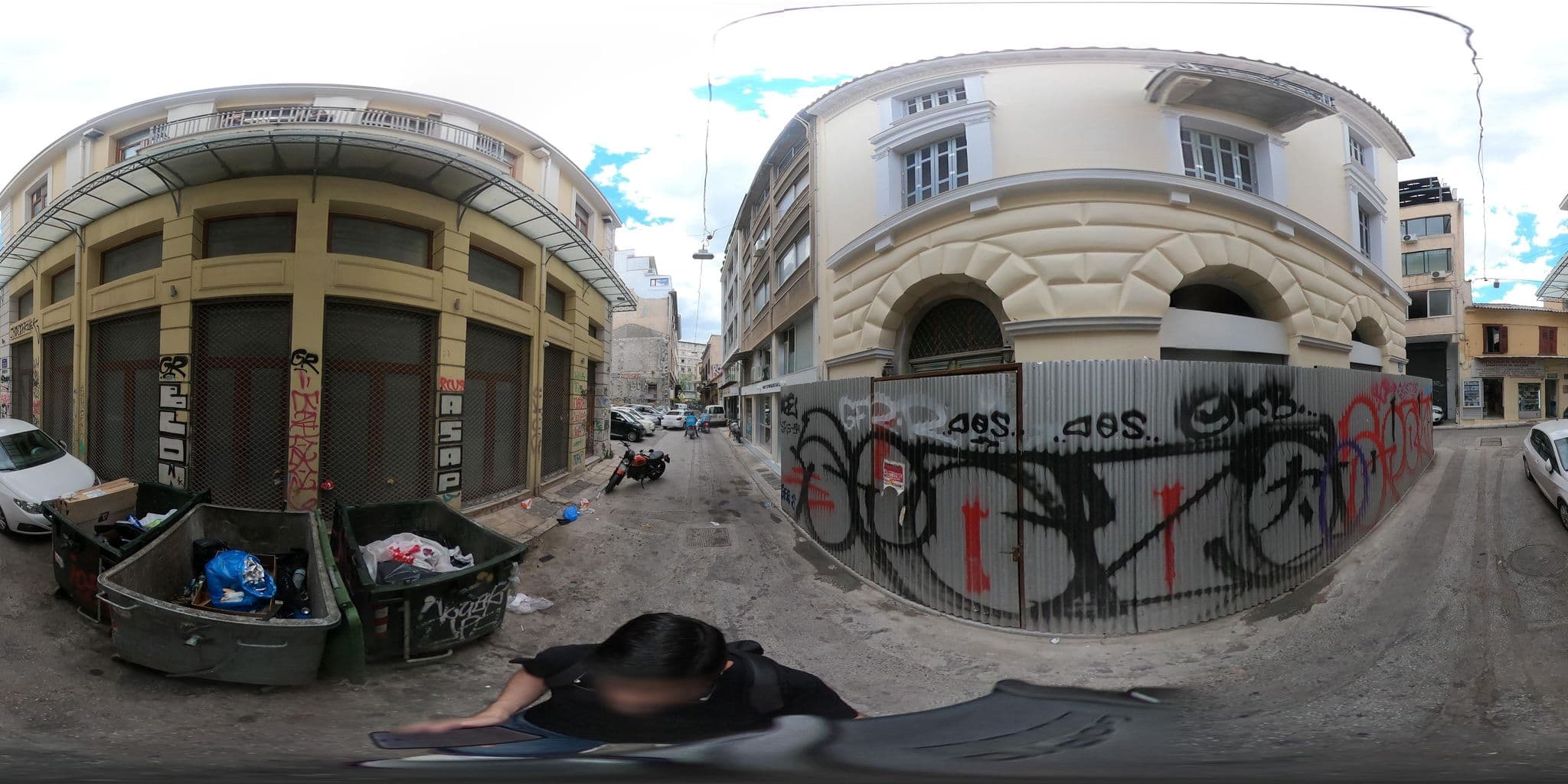 Street view near Arion Hotel, Athens