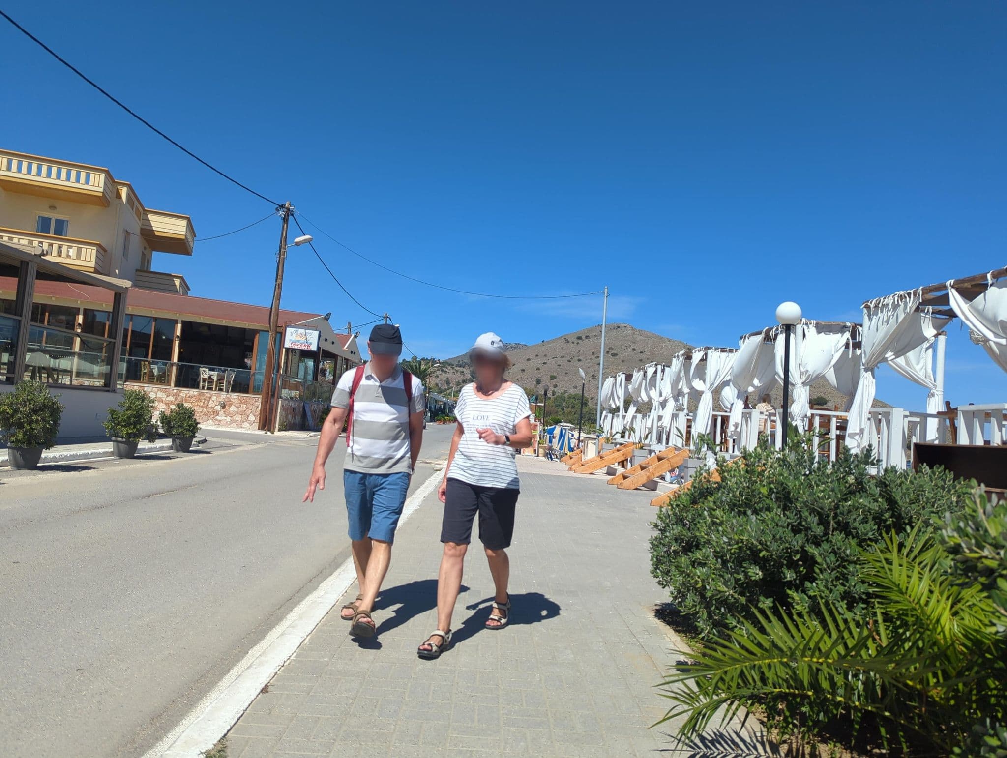 Street view near Sun Light Hotel, Georgioupolis — © ente (CC BY-SA · Mapillary)