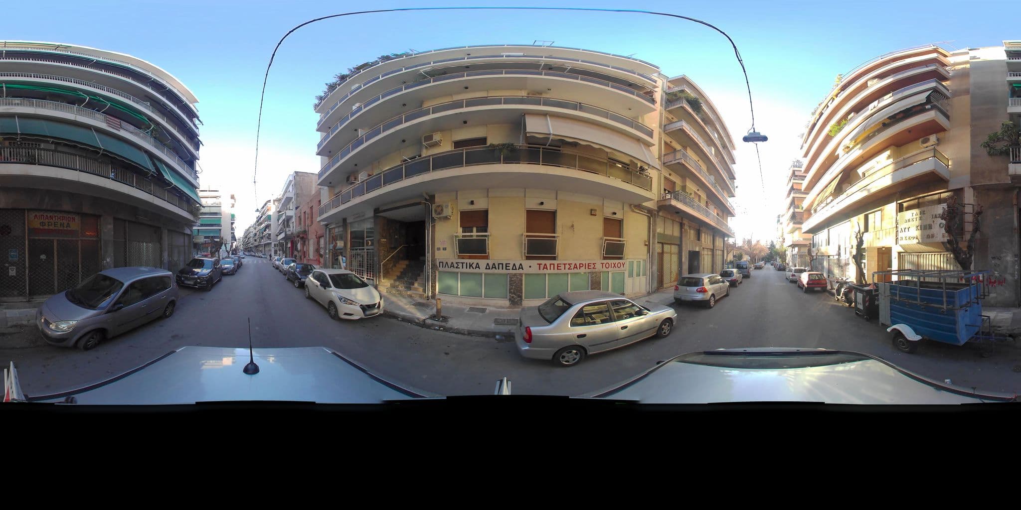 Street view near Diethnes Hotel, Athens