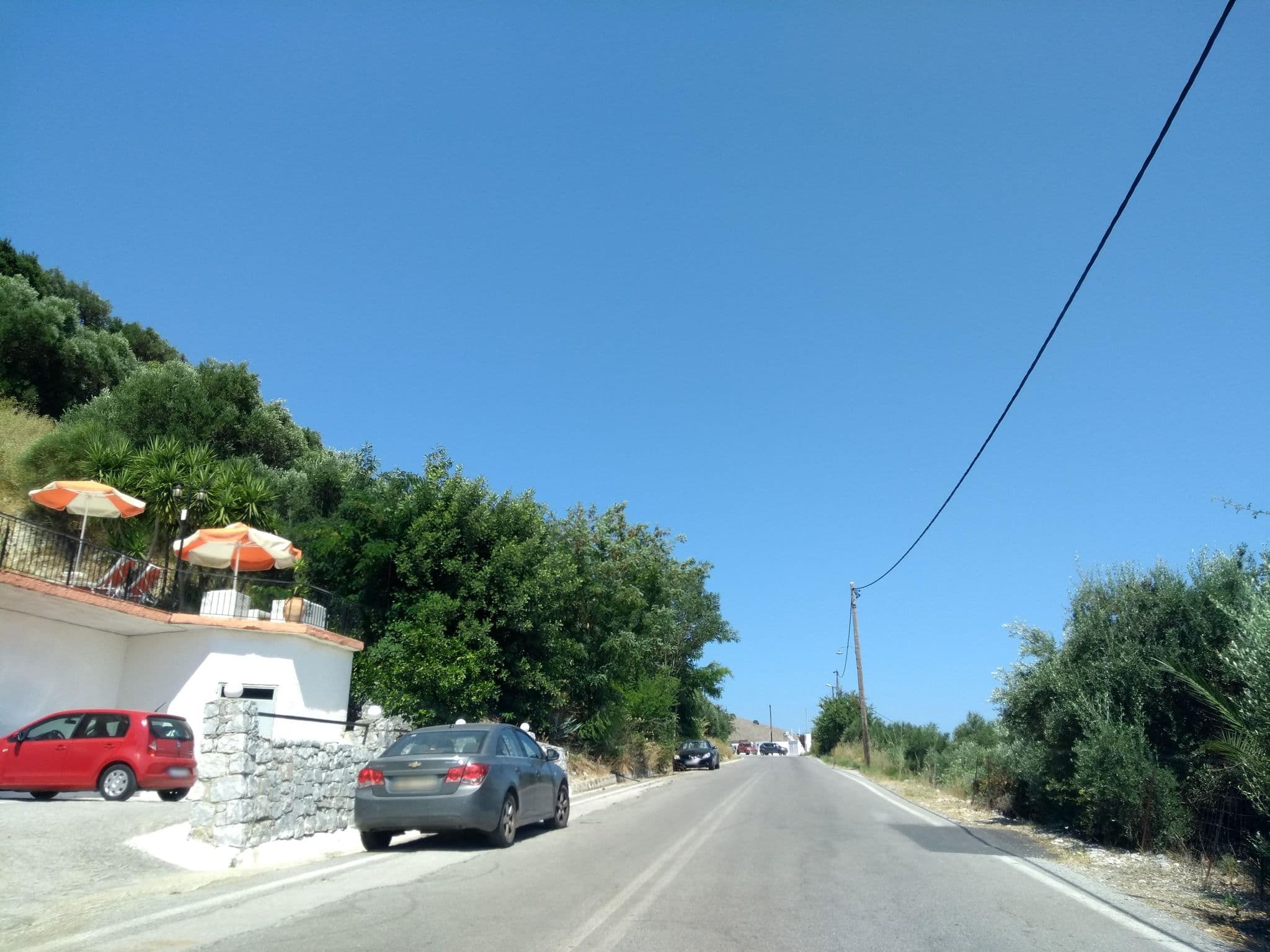 Street view near Alkion apartments, Georgioupolis