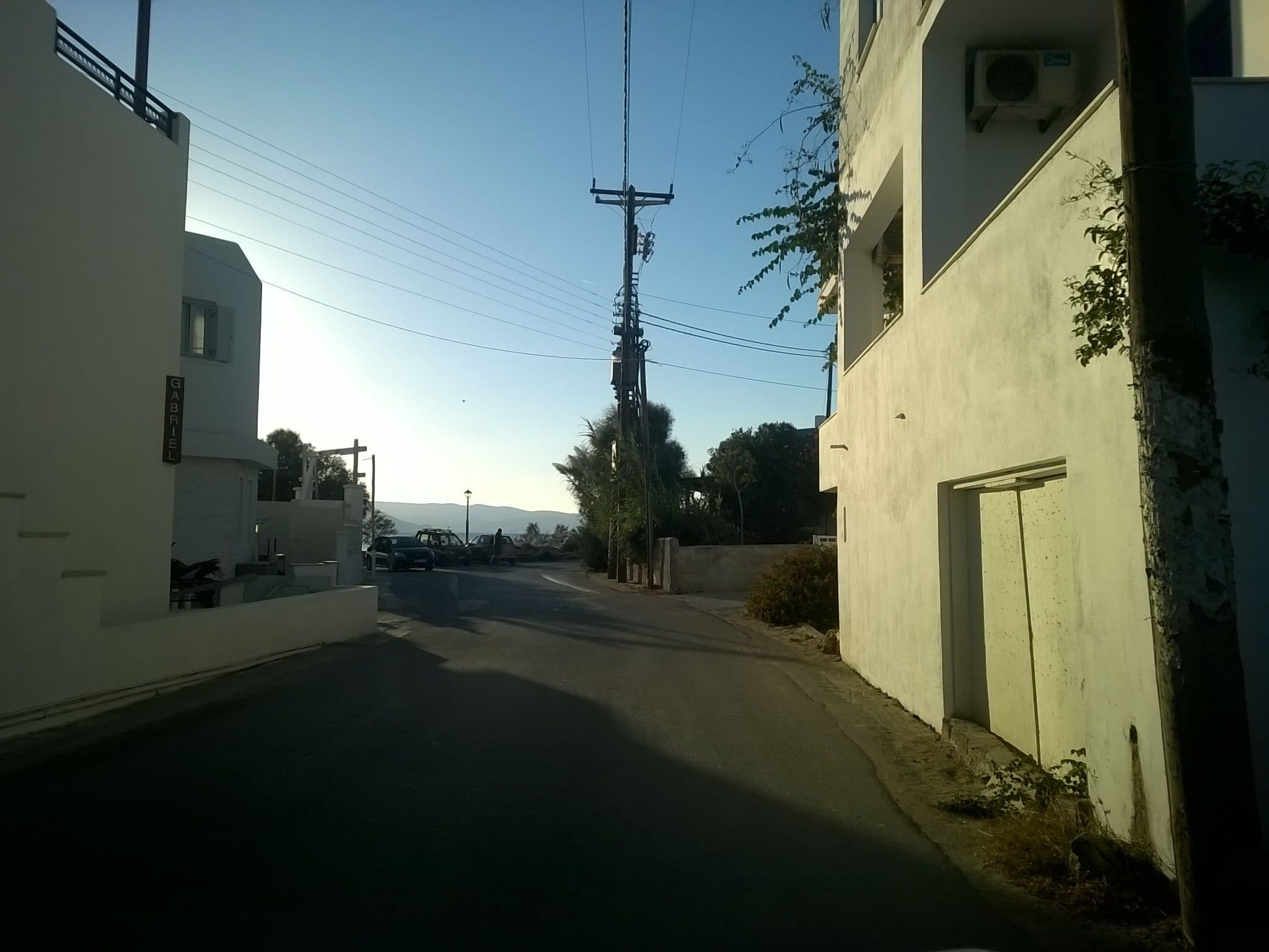 Street view near Santana, Náxos