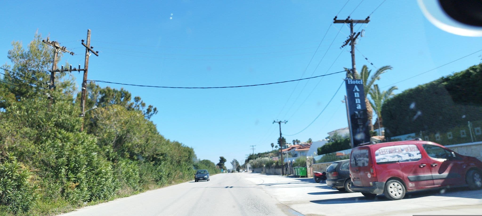 Street view near Anna Maria Paradise, Pefkochóri — © neau (CC BY-SA · Mapillary)