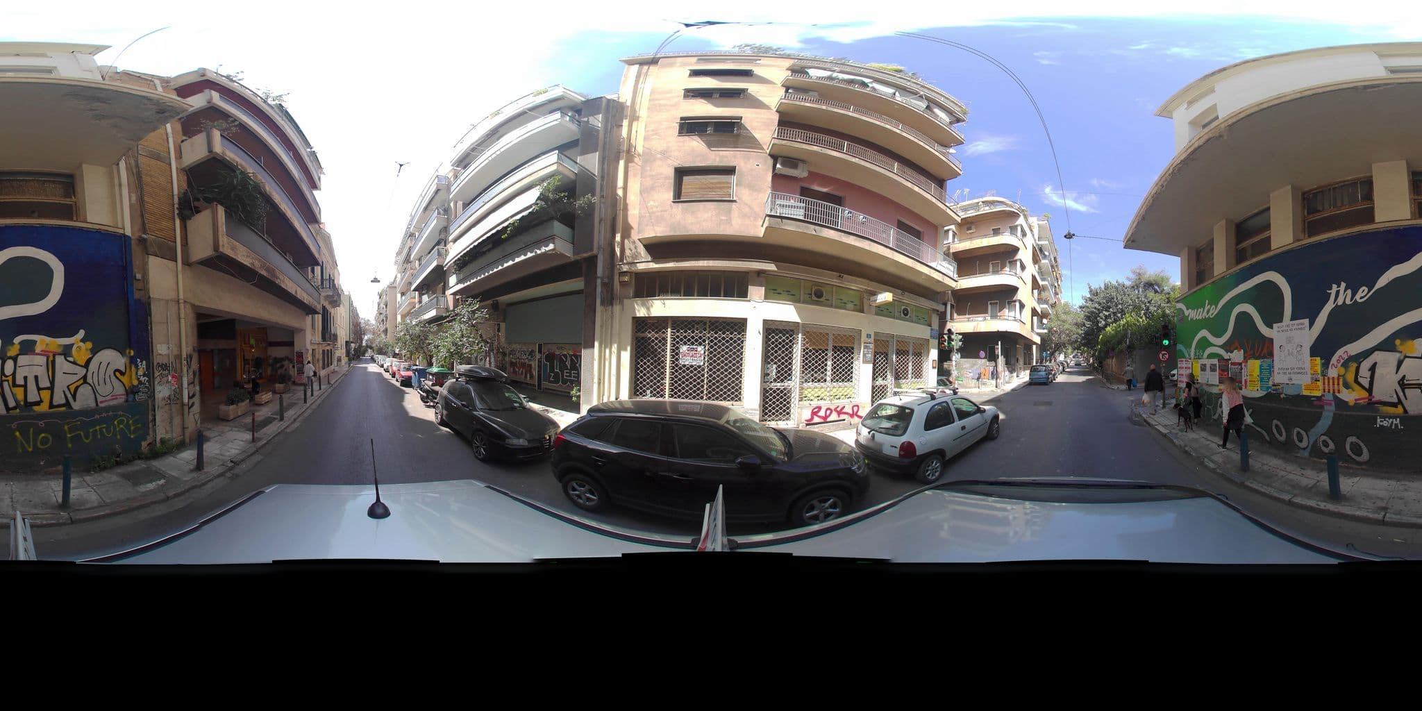 Street view near Athens Way, Athens — © zaf3kala (CC BY-SA · Mapillary)