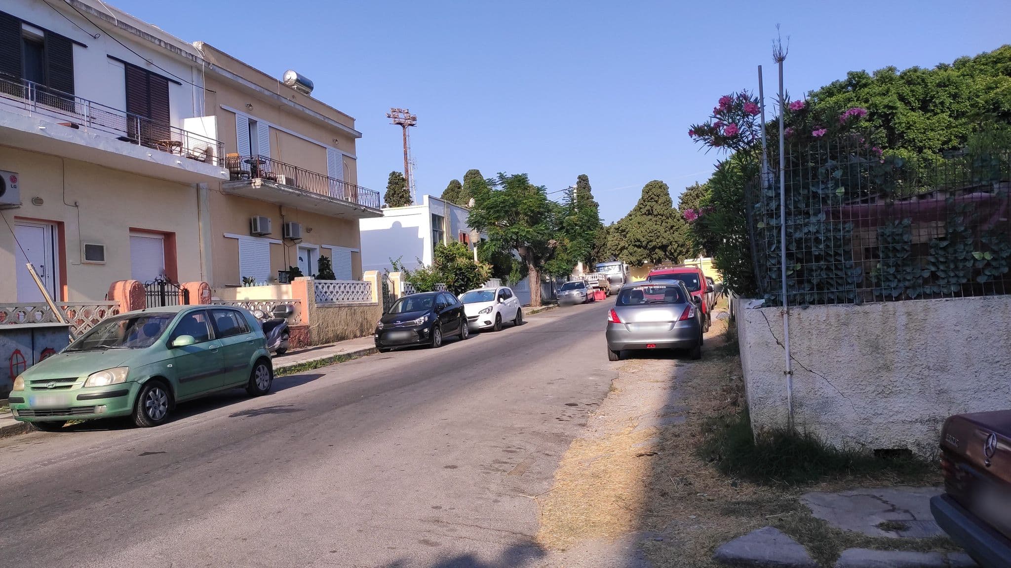 Street view near Hotel SIlvia, Ródos