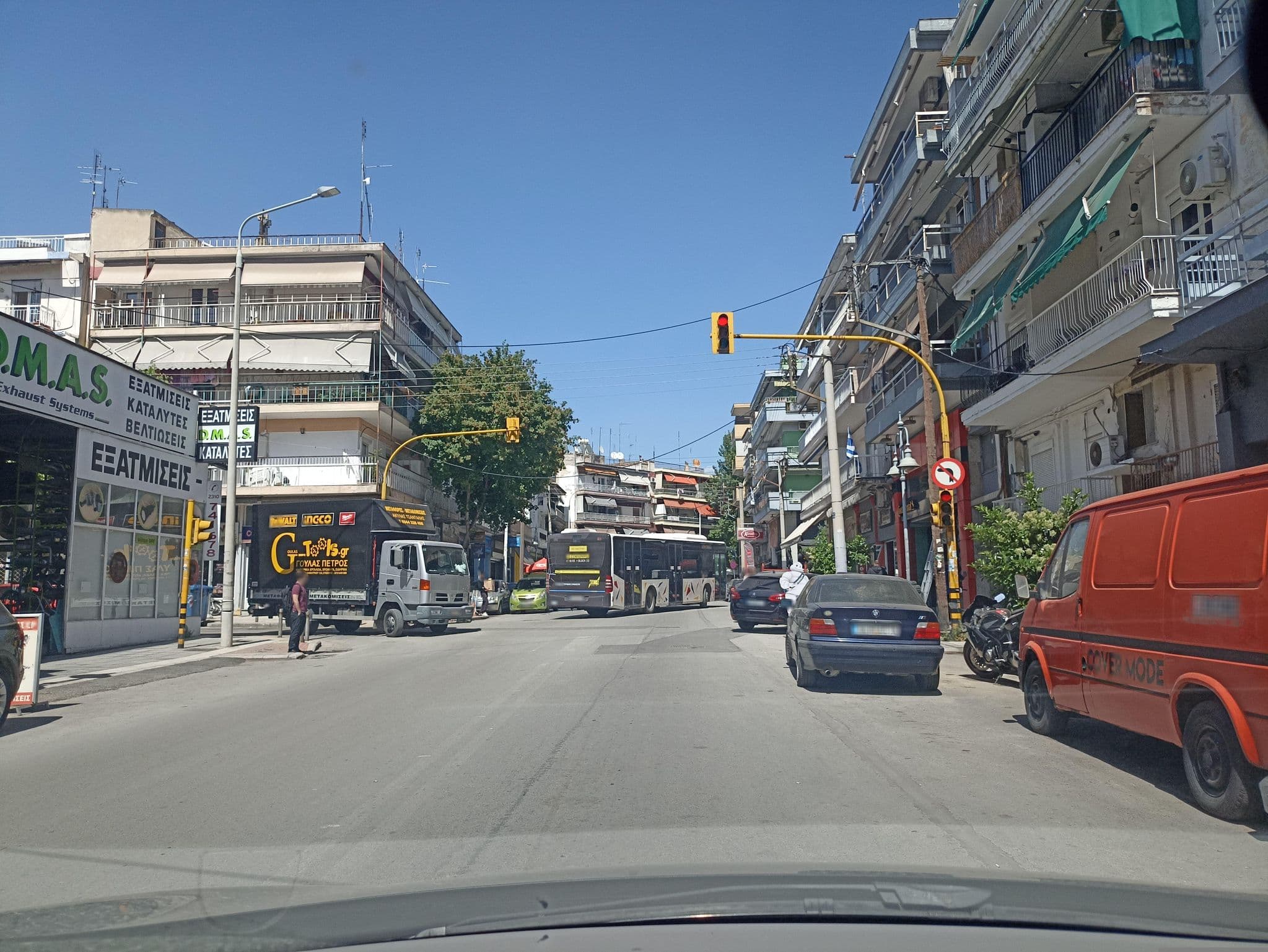 Street view near thesshostel, Thessaloníki — © geraki (CC BY-SA · Mapillary)