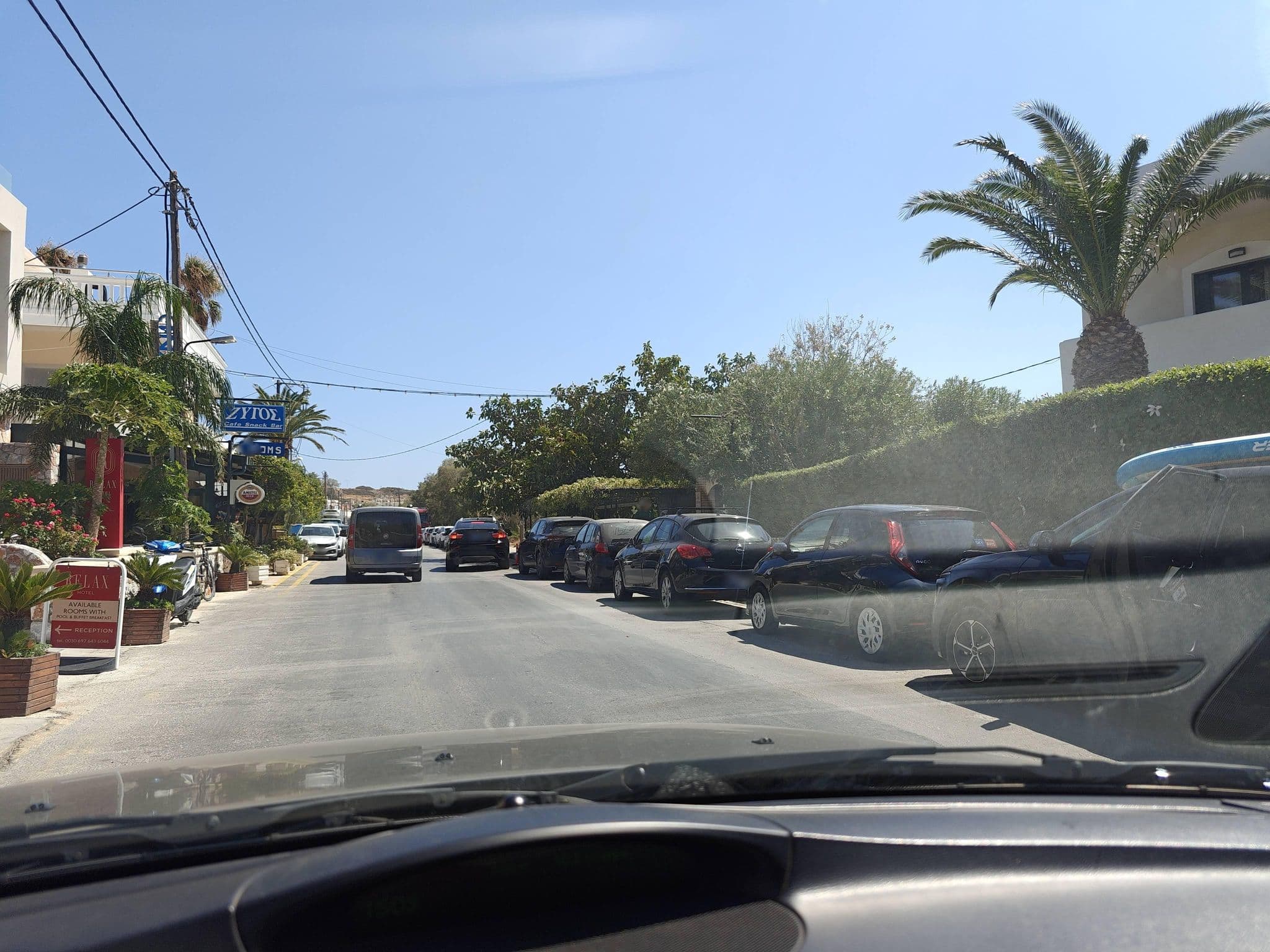 Street view near Zygos, Palaióchora