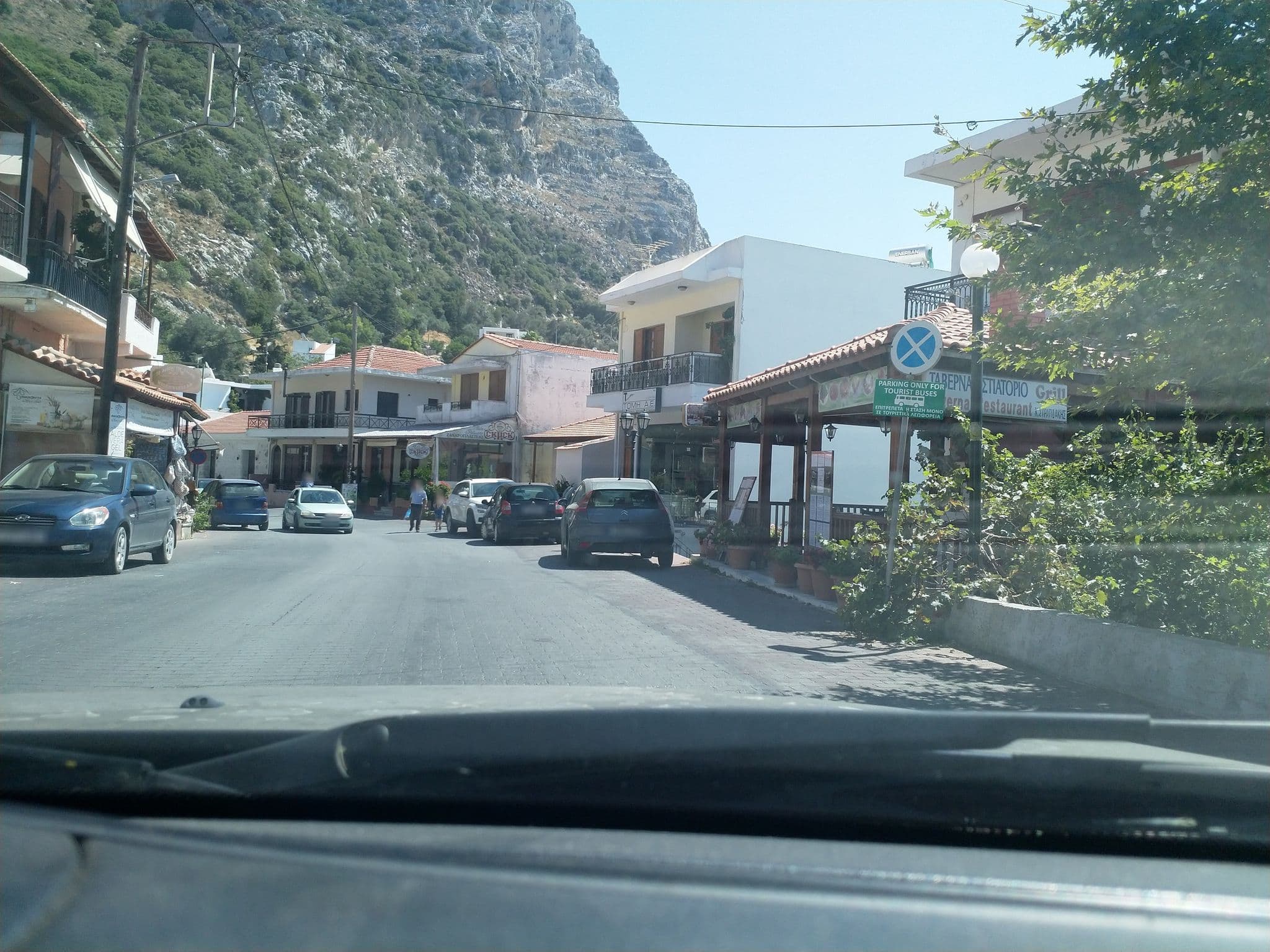 Street view near Costas Inn, Rethymno