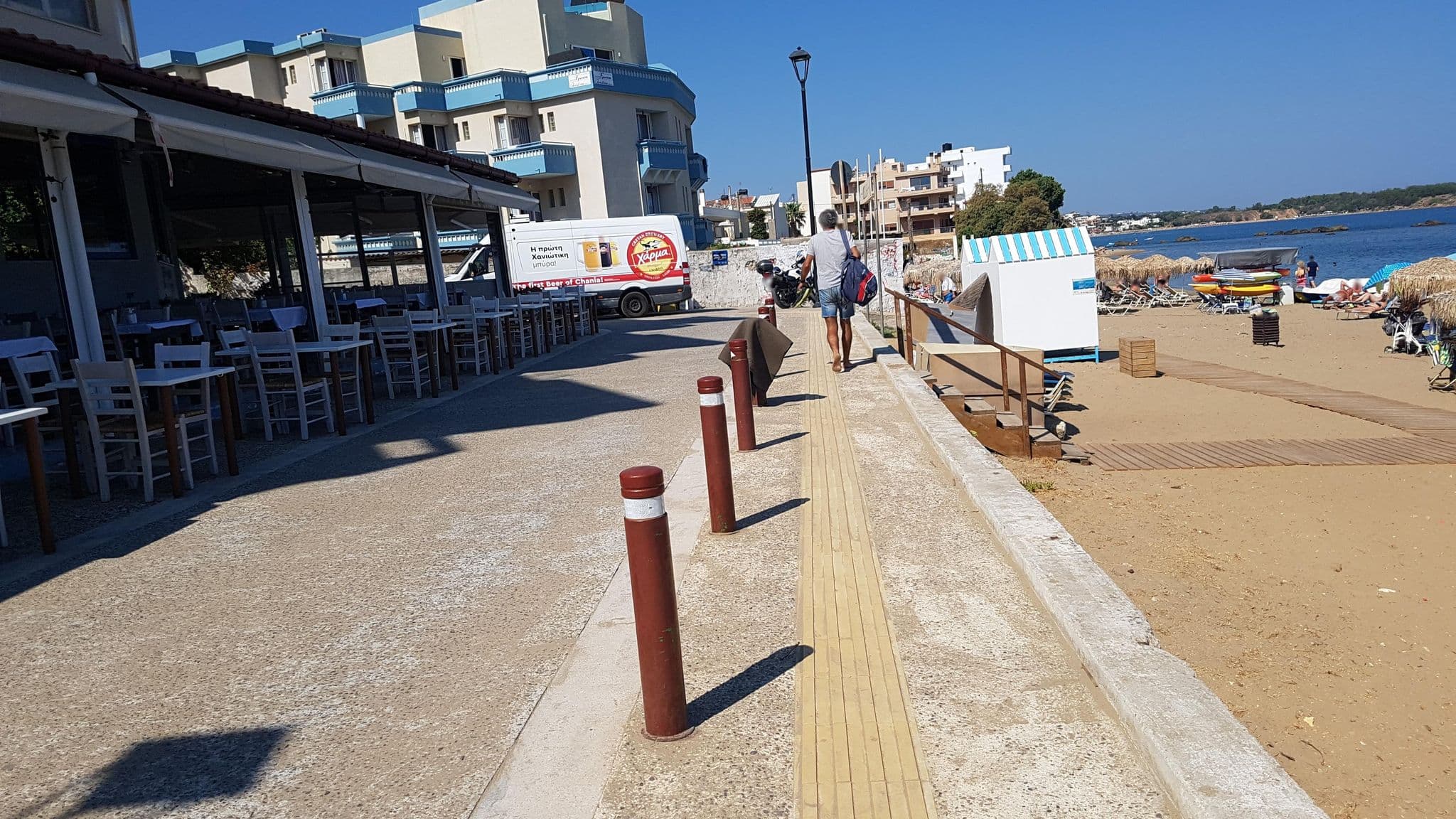 Street view near Elena Beach, Chaniá — © dsmm (CC BY-SA · Mapillary)
