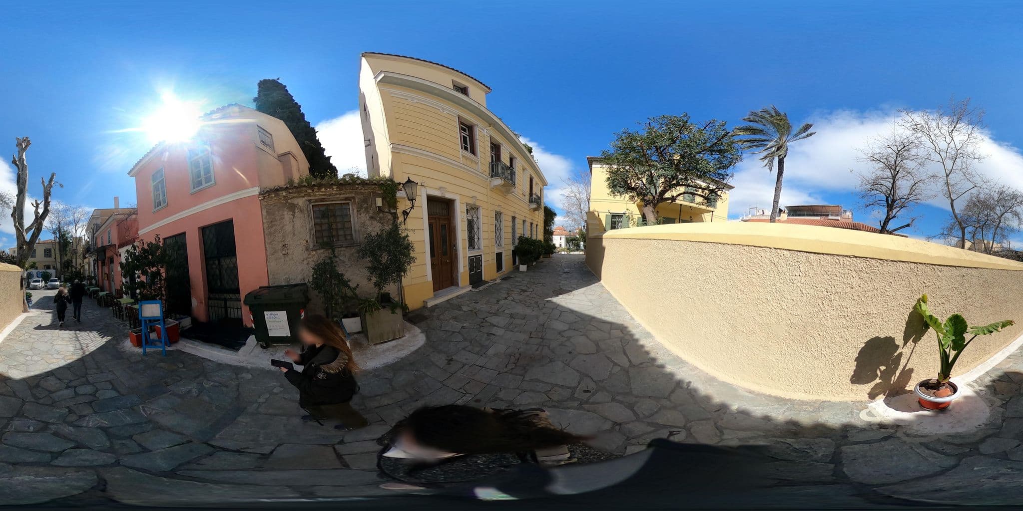 Street view near Adrian, Athens — © sokoukou (CC BY-SA · Mapillary)
