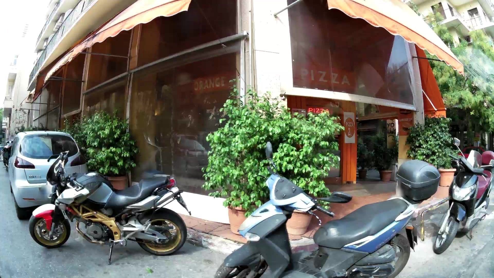 Street view near Exarchion Hotel, Athens