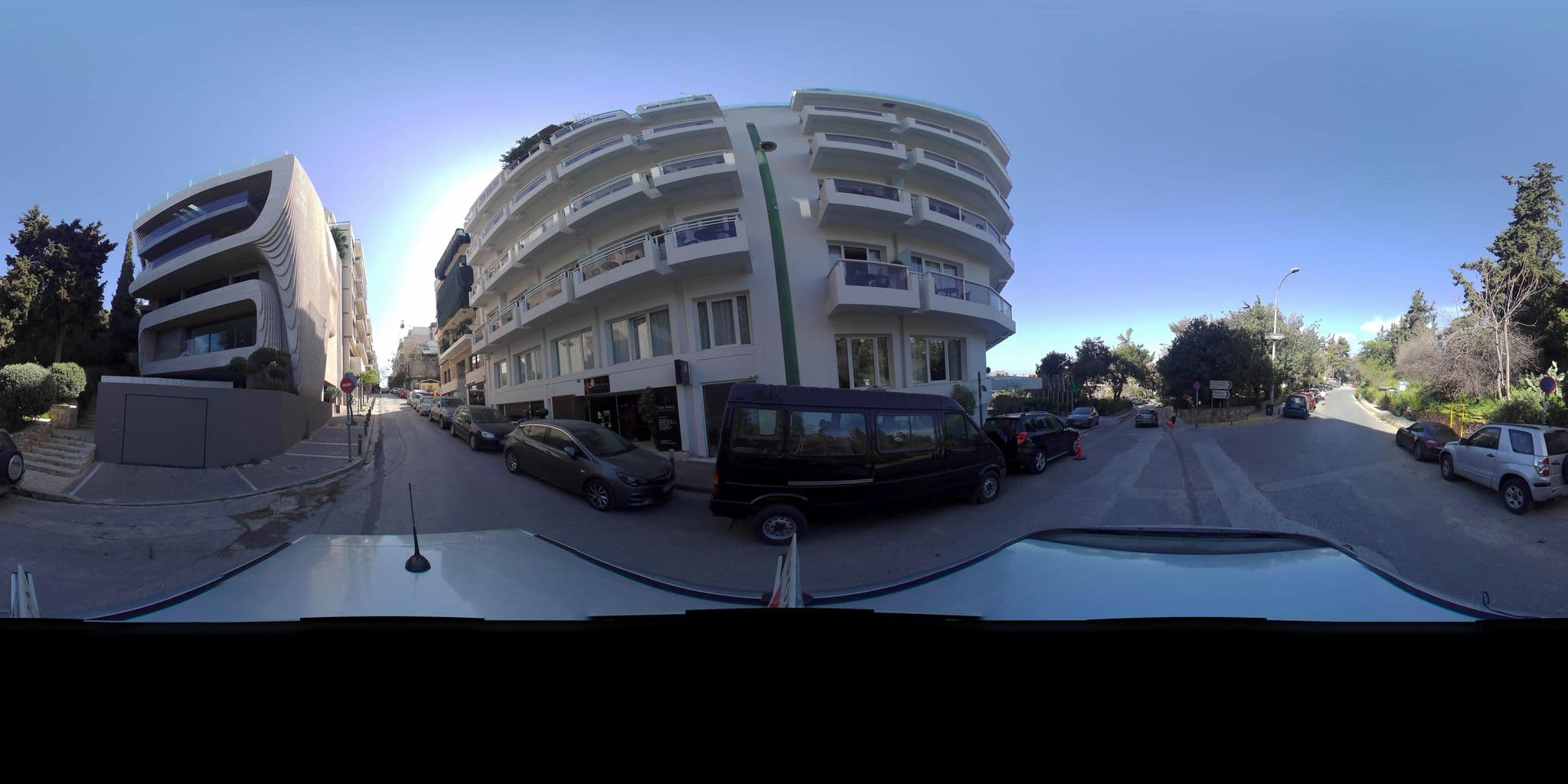 Street view near St George Lycabettus Boutique Hotel, Athens