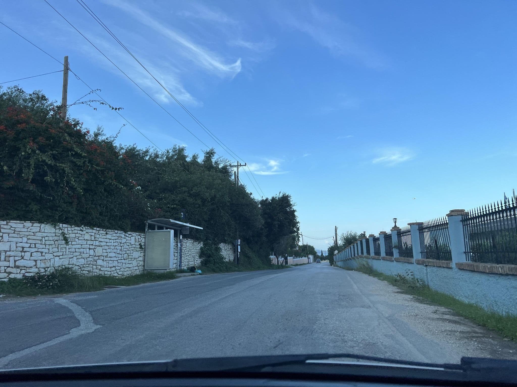 Street view near Korfu Maris Bellos, Ágios Matthaíos — © VMConsulting (CC BY-SA · Mapillary)