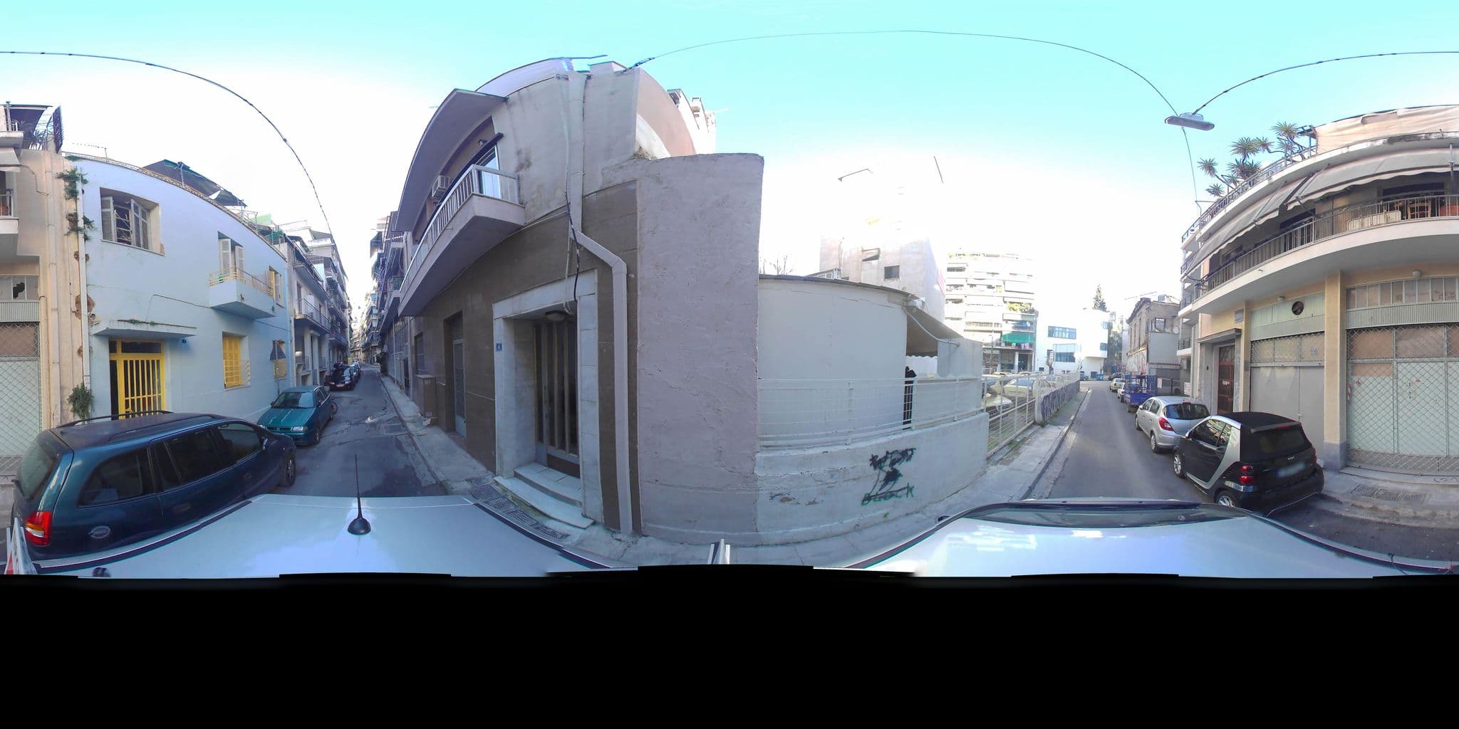 Street view near Balasca Hotel, Athens