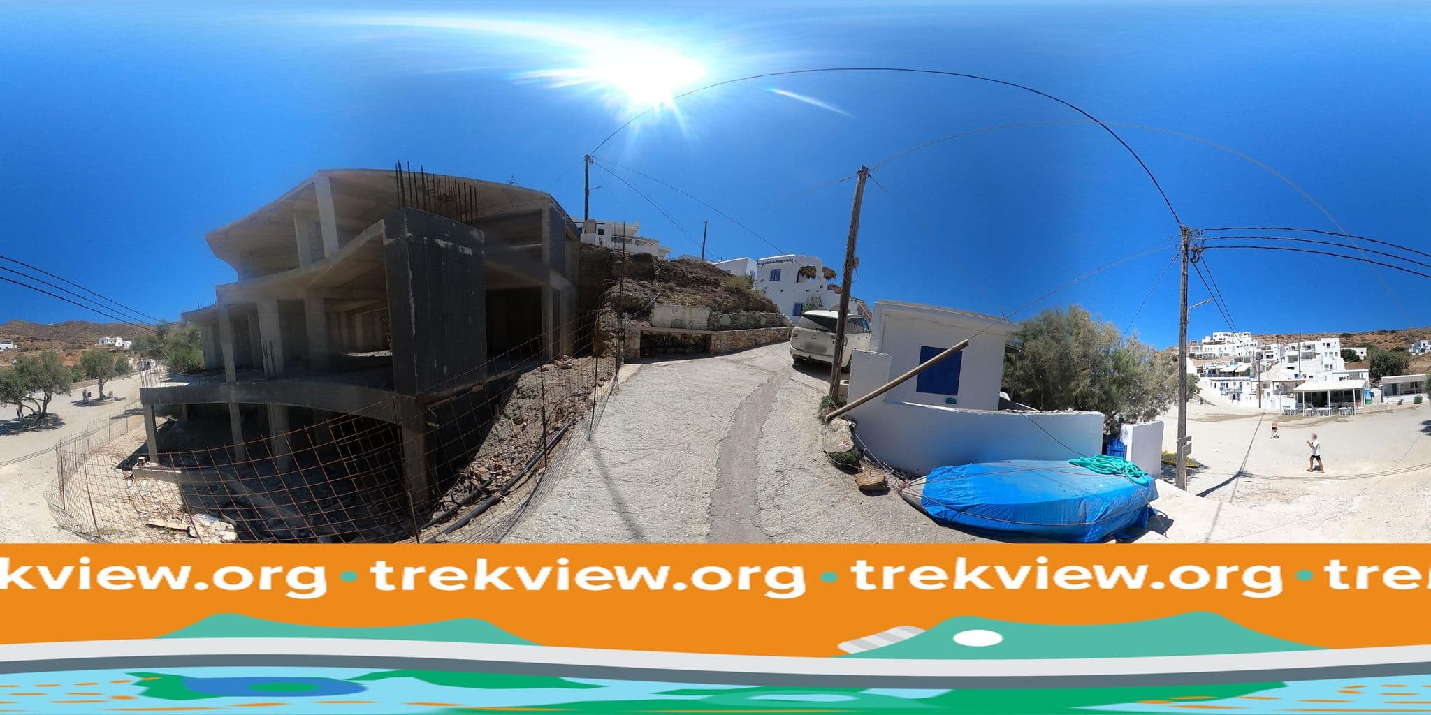 Street view near Perigiali Cafe & rooms, Íos — © trekviewed (CC BY-SA · Mapillary)