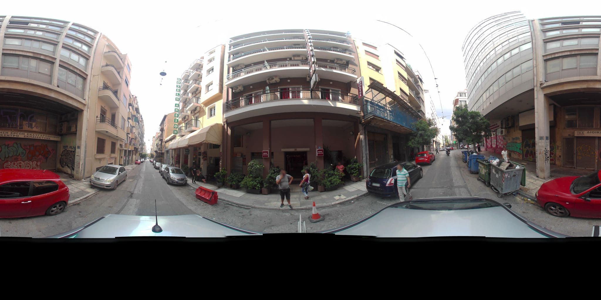 Street view near Mansion Hotel, Athens
