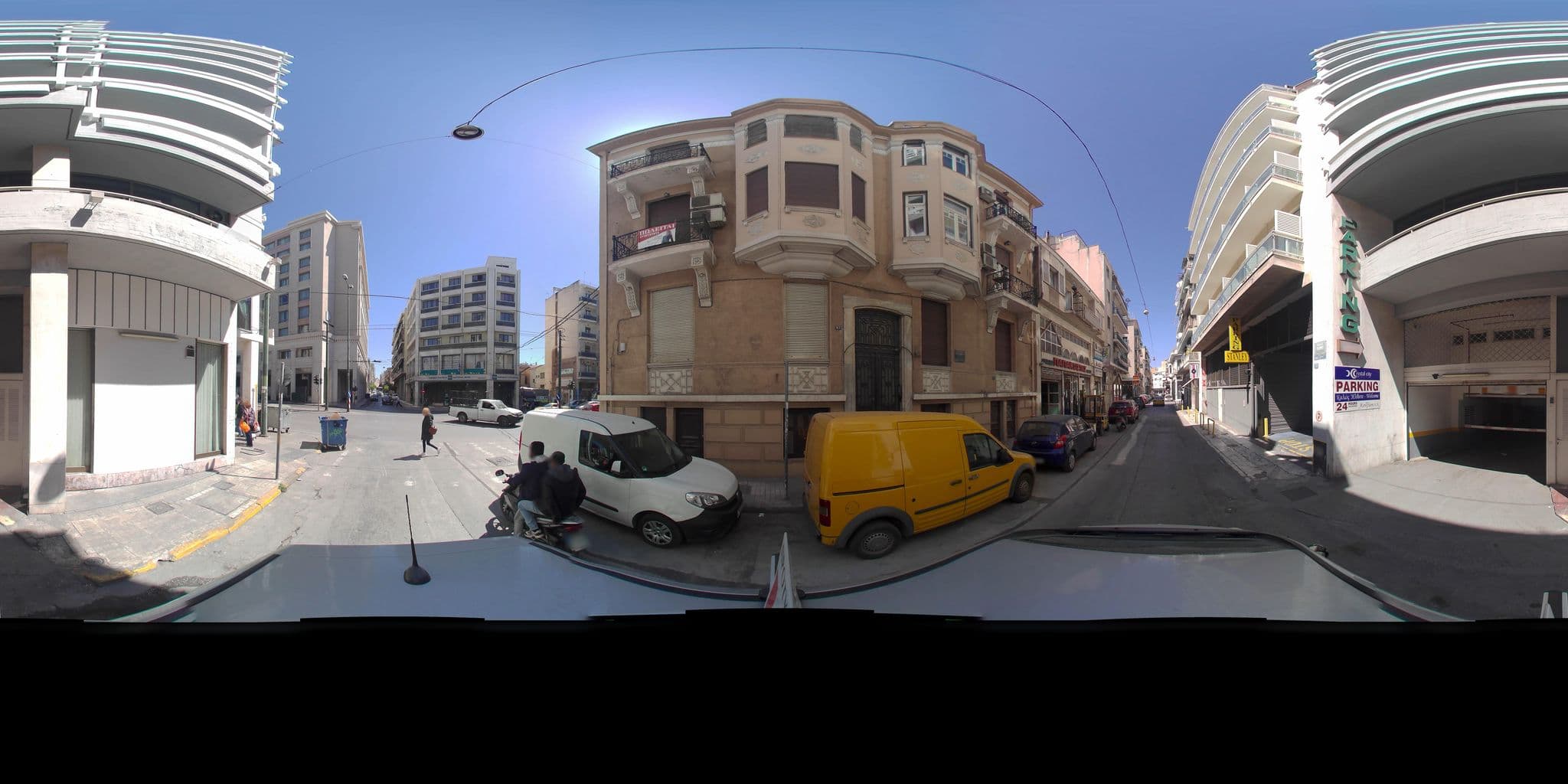 Street view near ZEUS Apartment, Athens