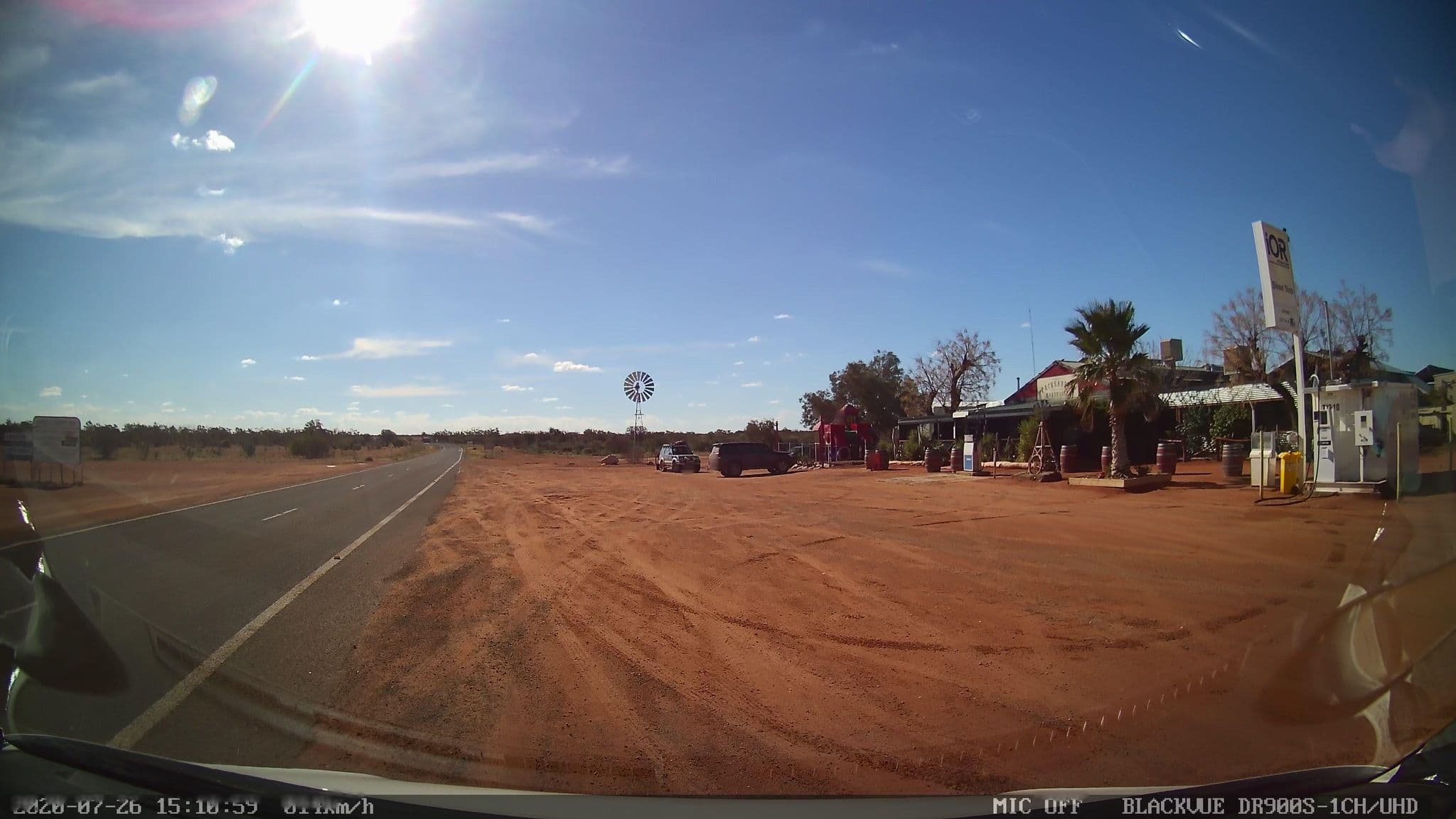 Street view near Packsaddle Roadhouse, Broken Hill