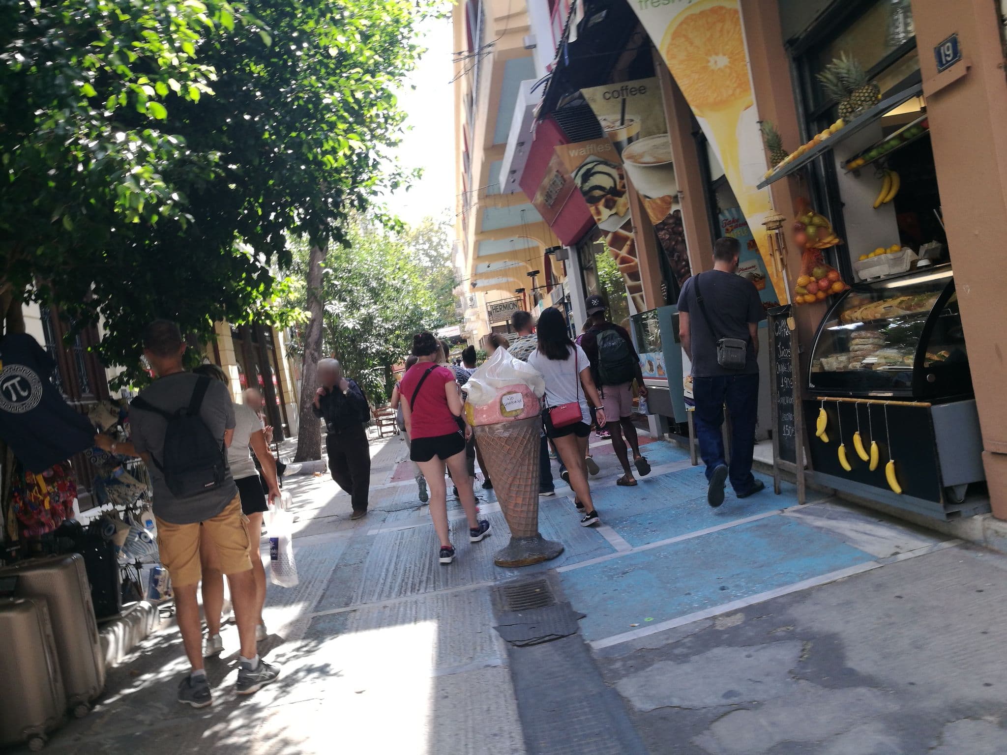 Street view near Plaka, Athens