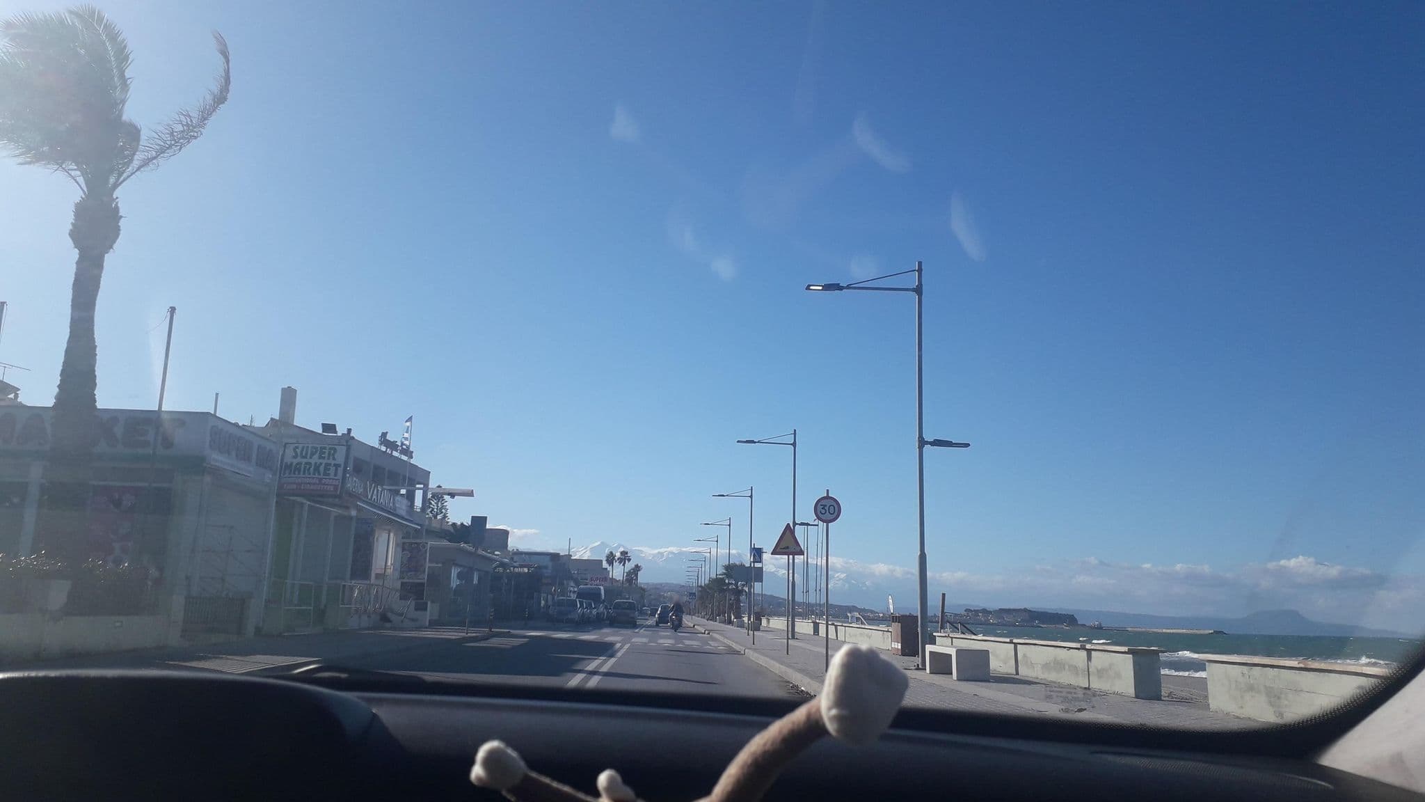 Street view near Plaza Beach House, Rethymno