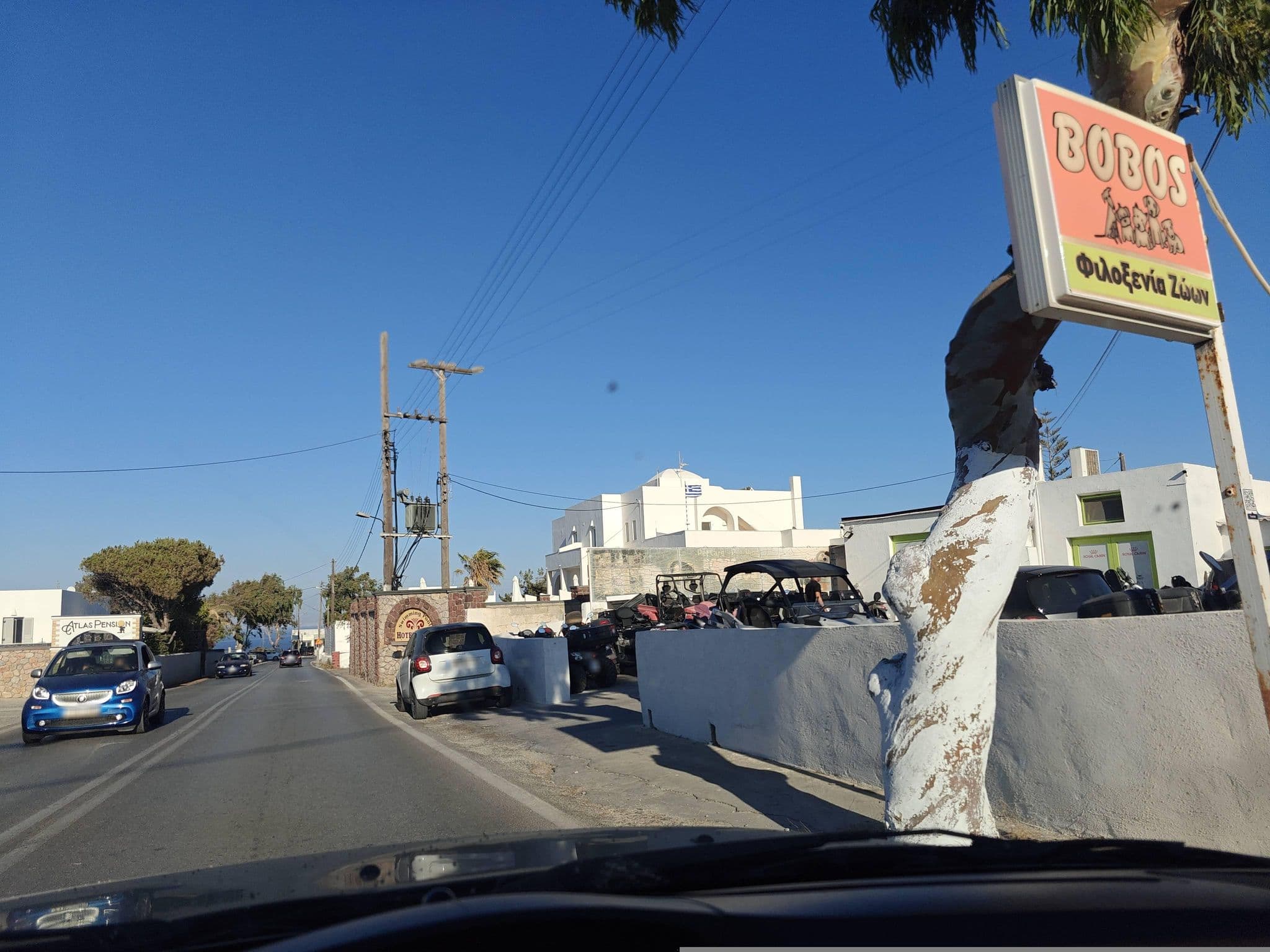 Street view near Nikos Hotel, Mesariá — © grkpete (CC BY-SA · Mapillary)