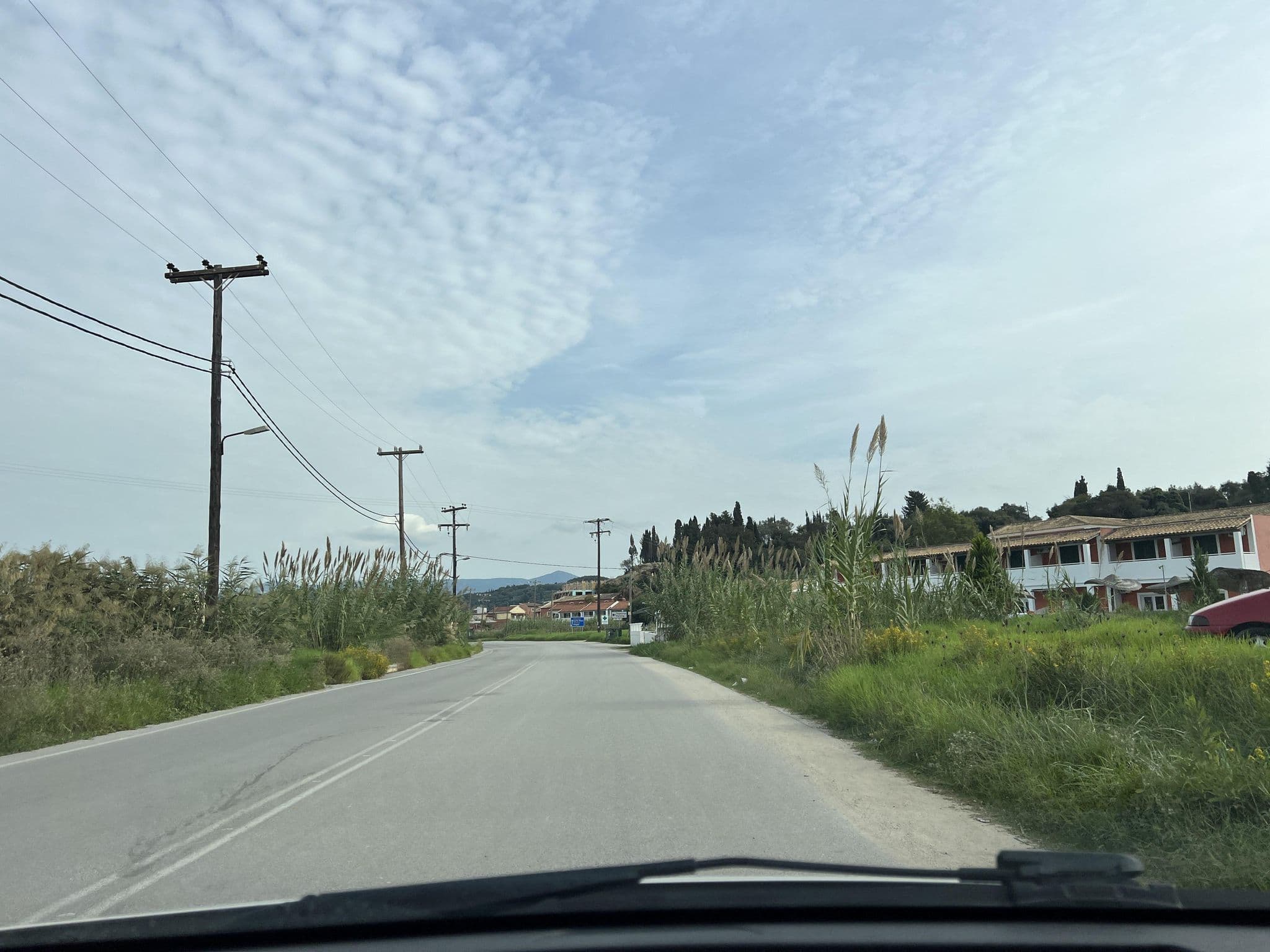 Street view near Olive grove Hotel, Agios Georgis