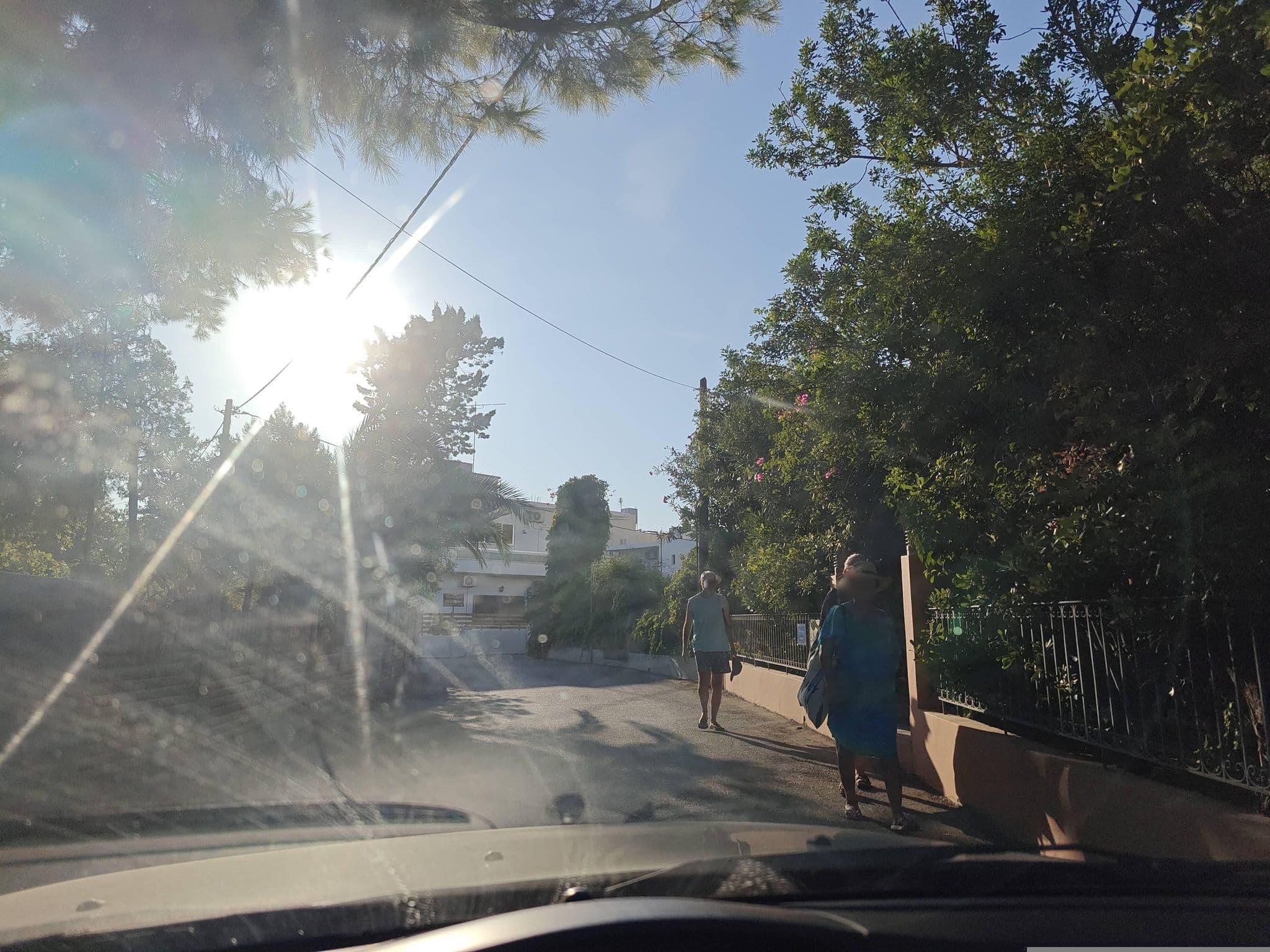 Street view near Stelios Rooms, Palaióchora