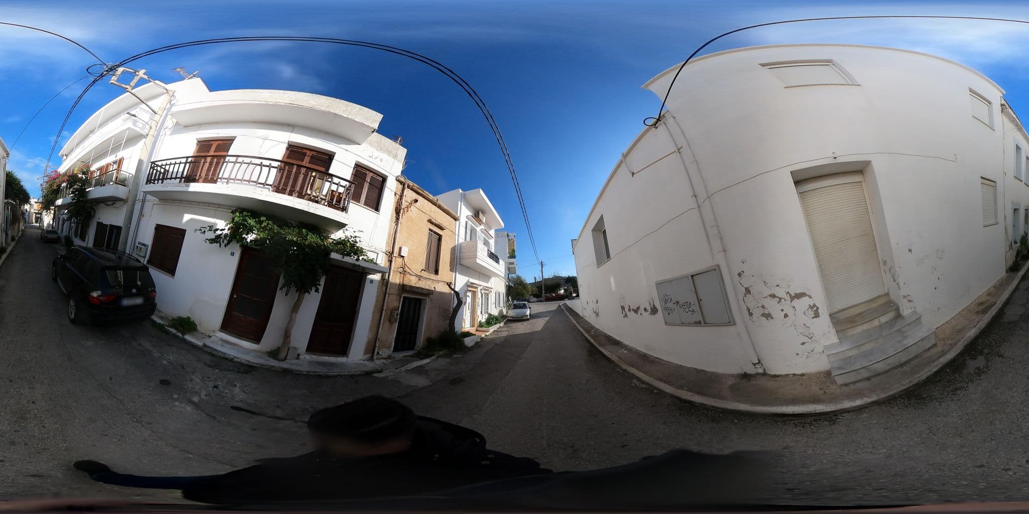 Street view near Hostel Styianos, Kíssamos — © alexbartzokas (CC BY-SA · Mapillary)